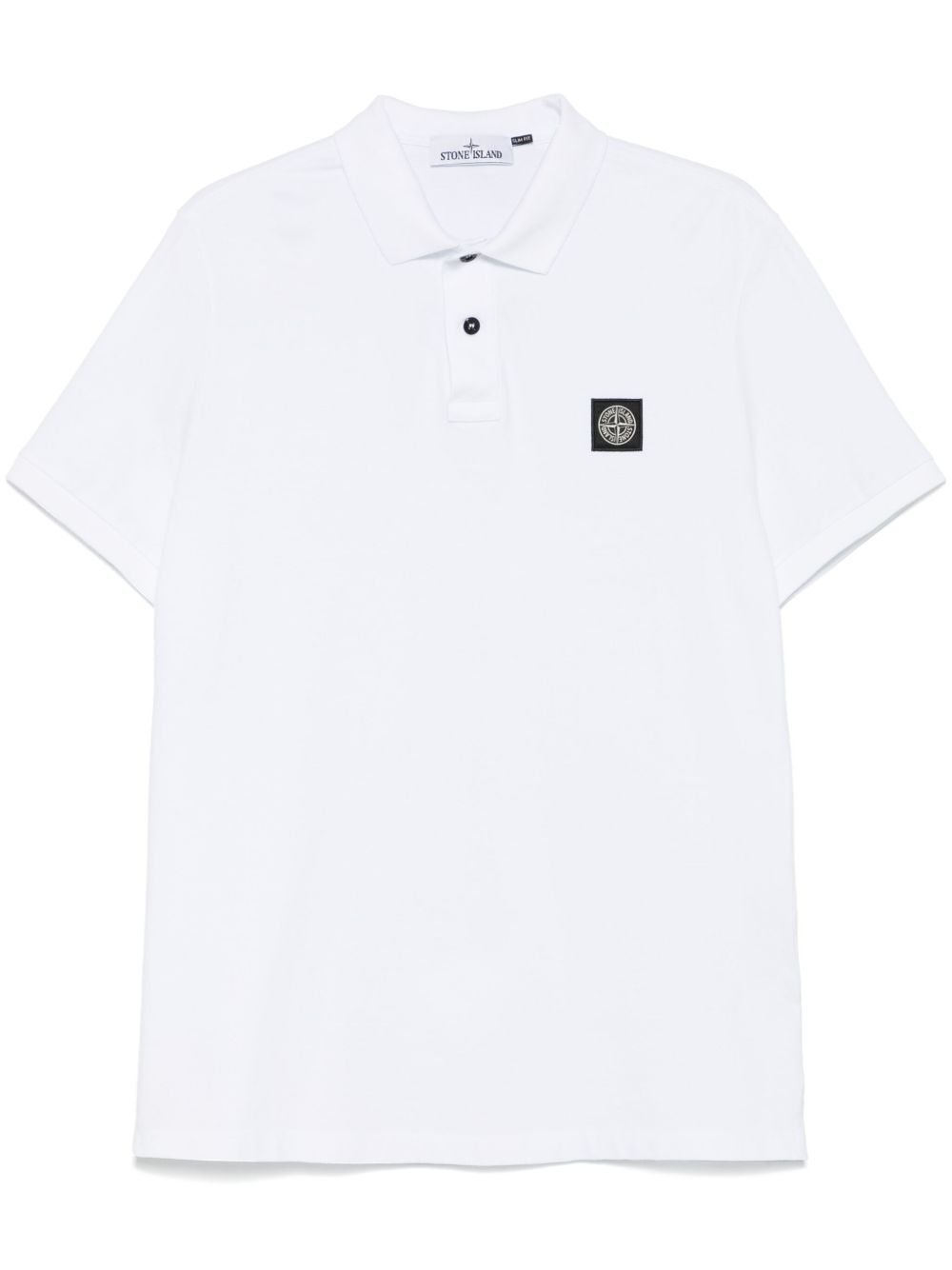 STONE ISLAND Logo Cotton Polo Shirt for Men - SS25