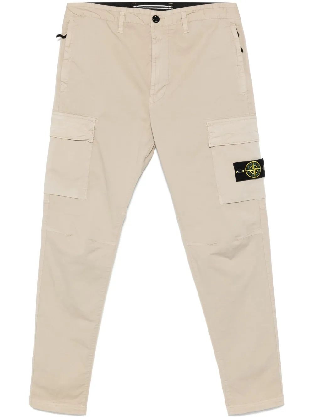 STONE ISLAND Mini Compass Badge Tapered Trousers for Men
