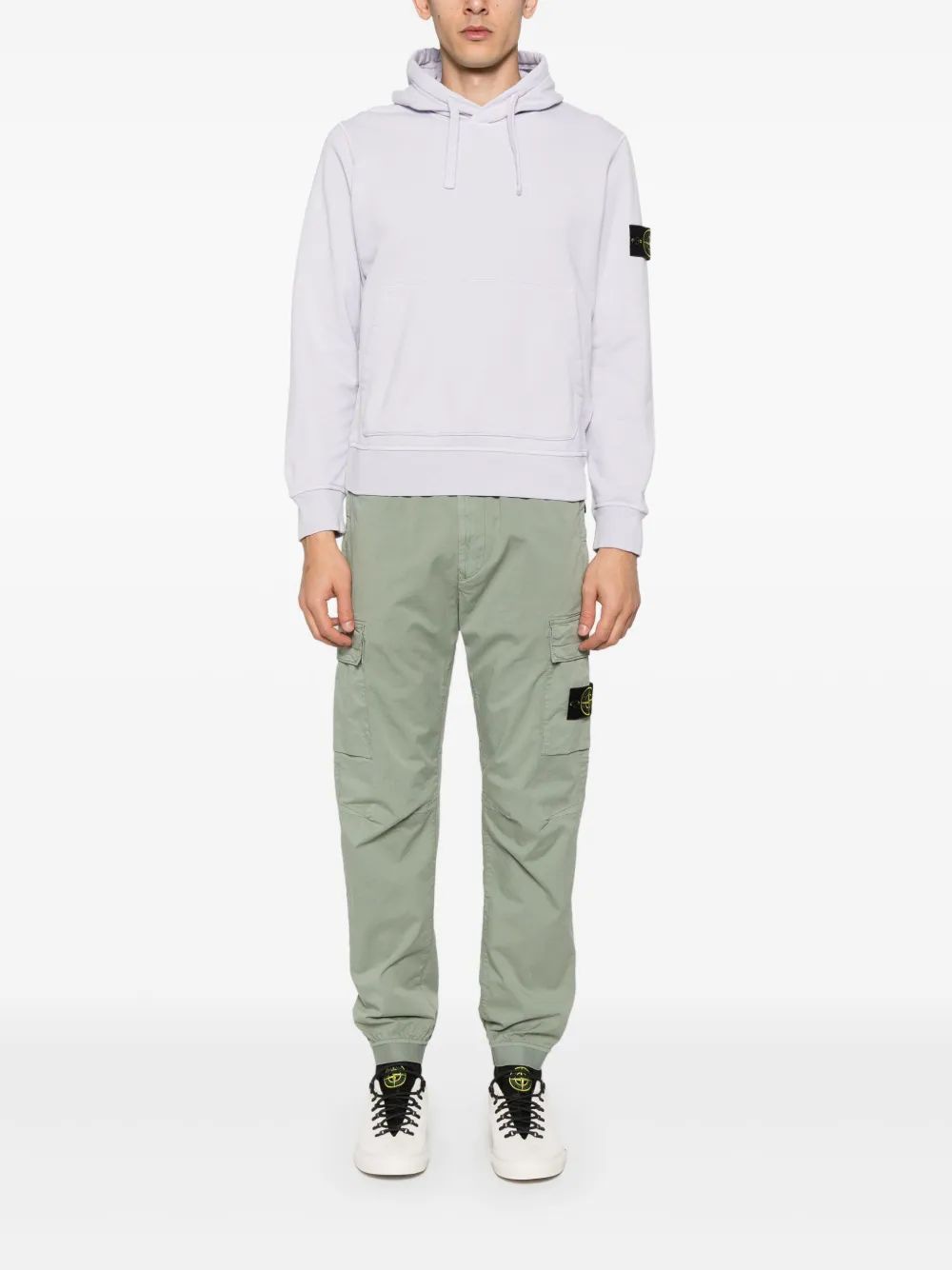 STONE ISLAND Twill Weave Cargo Pants for Men