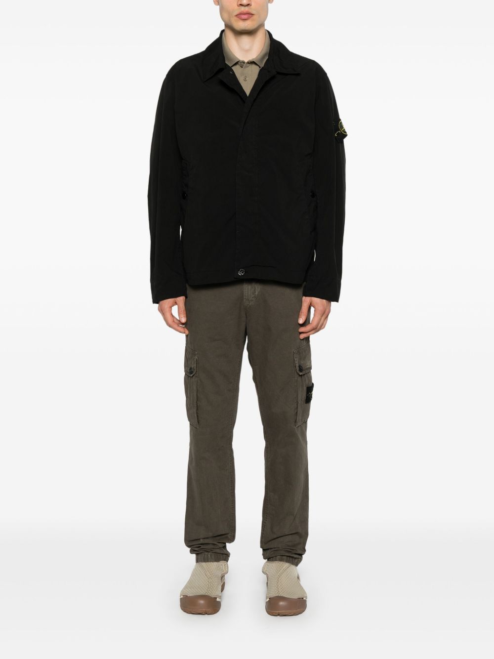 STONE ISLAND Polyester Blend Jacket for Men - SS25 Collection