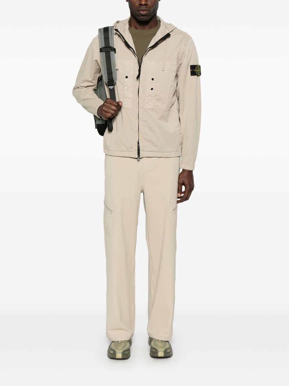 STONE ISLAND Men's Cotton Short Parka Jacket