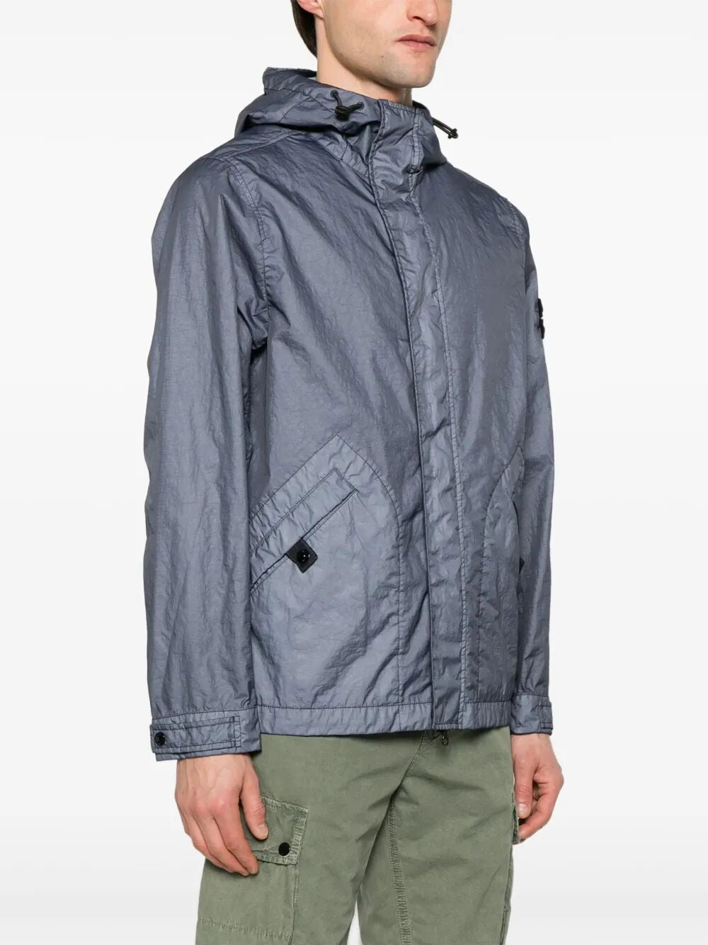 STONE ISLAND Breathable Water Resistant Hooded 3L TC Jacket