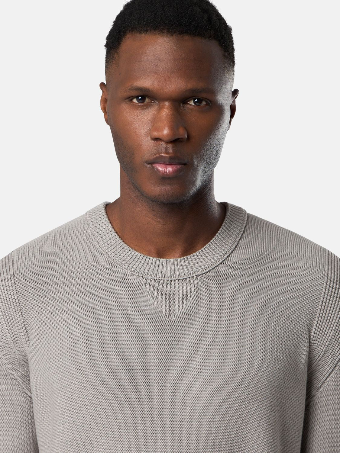 STONE ISLAND Men's Sleeve Logo Patch Sweater