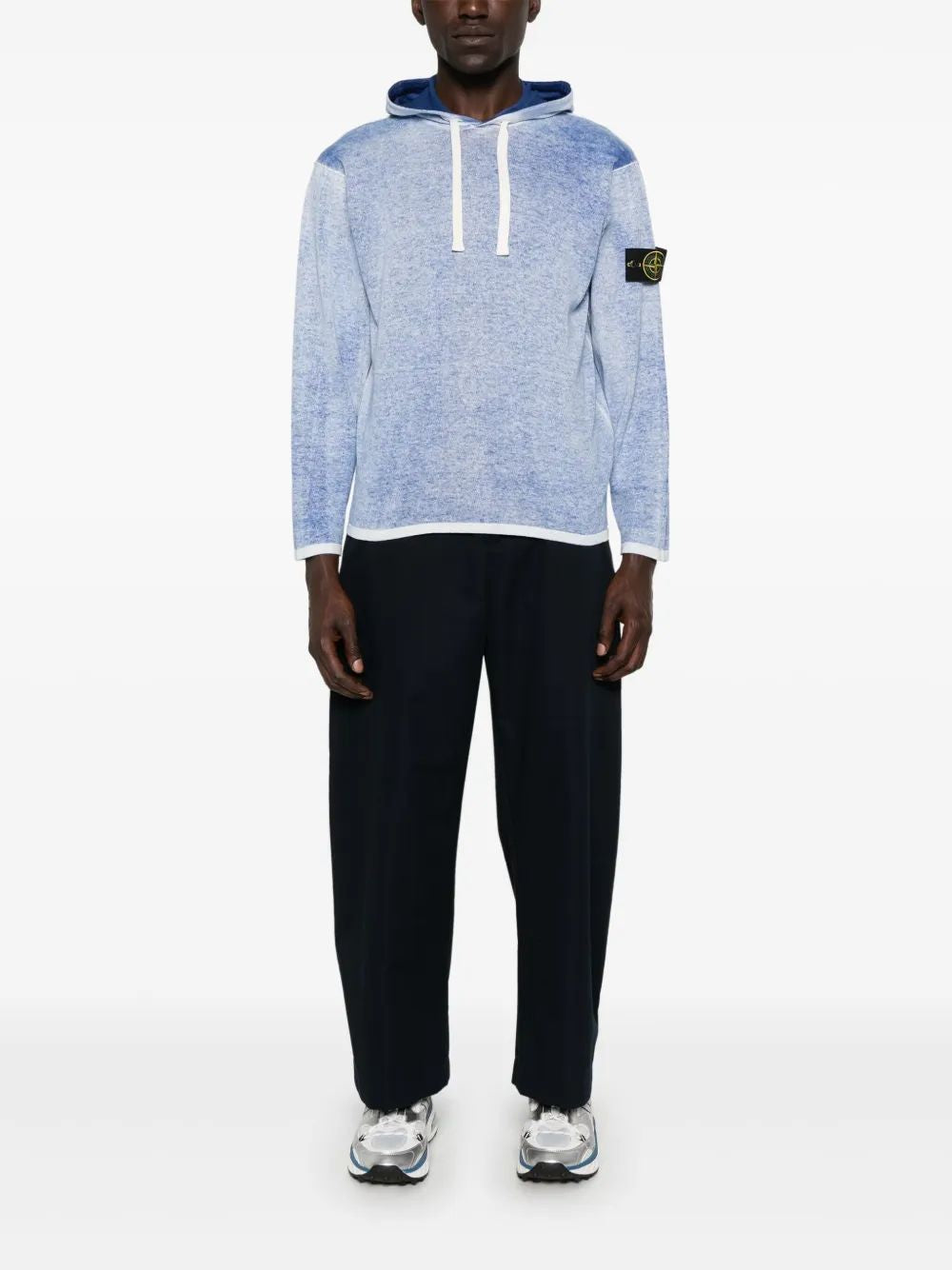 STONE ISLAND Compass Patch Mini Hoodie for Men