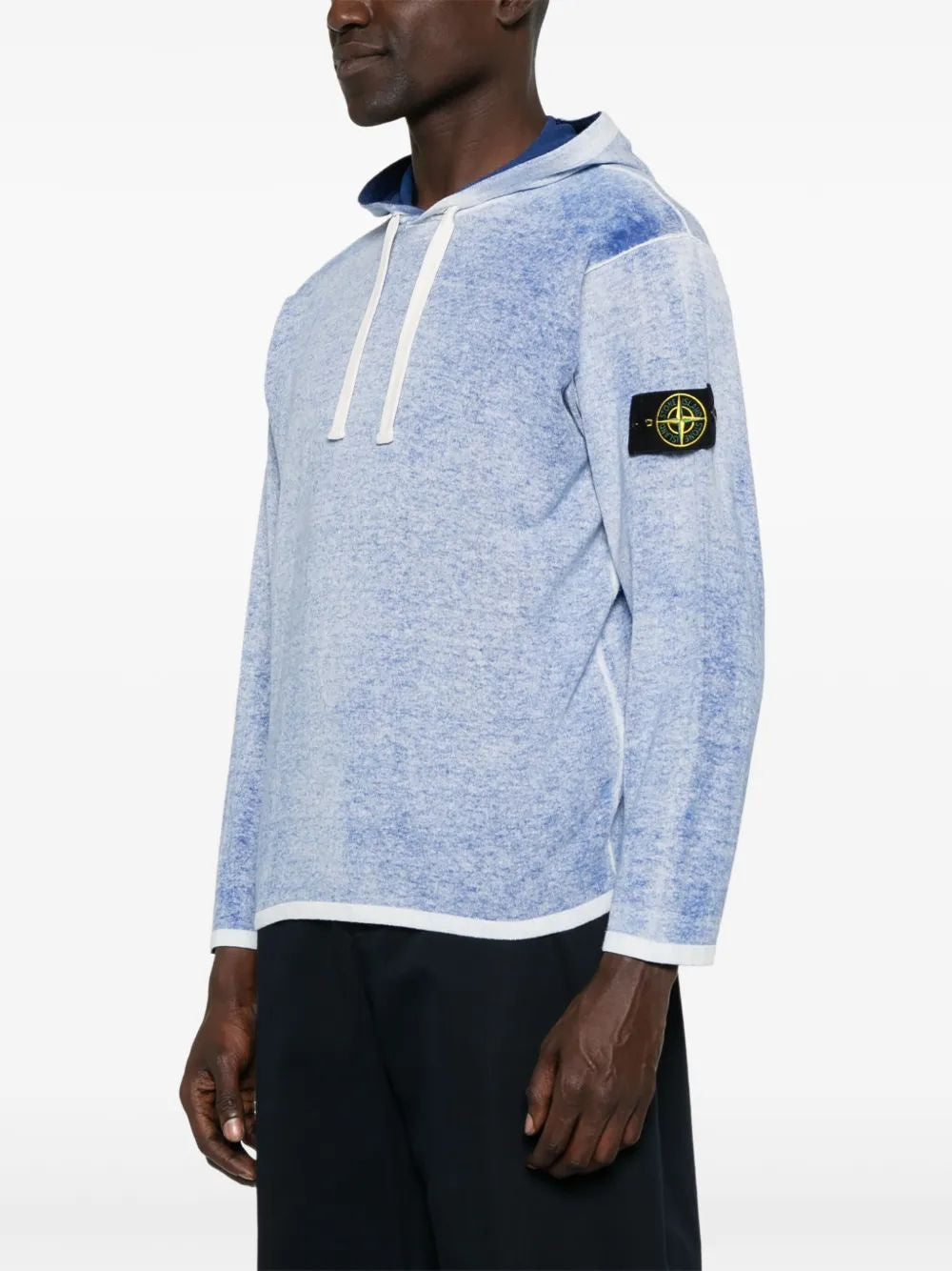 STONE ISLAND Compass Patch Mini Hoodie for Men
