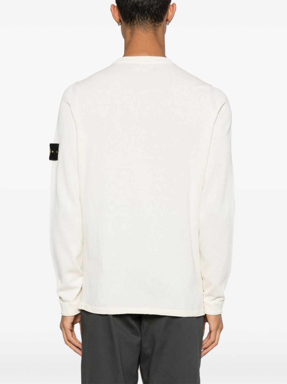 STONE ISLAND Cotton Crewneck Sweater for Men - SS25