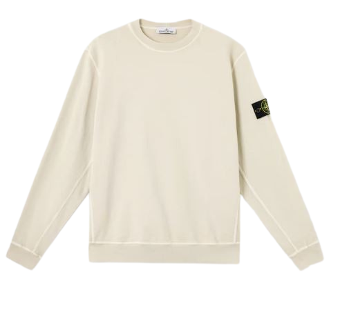 STONE ISLAND Cozy 100% Cotton Sweater for Men - SS25 Collection