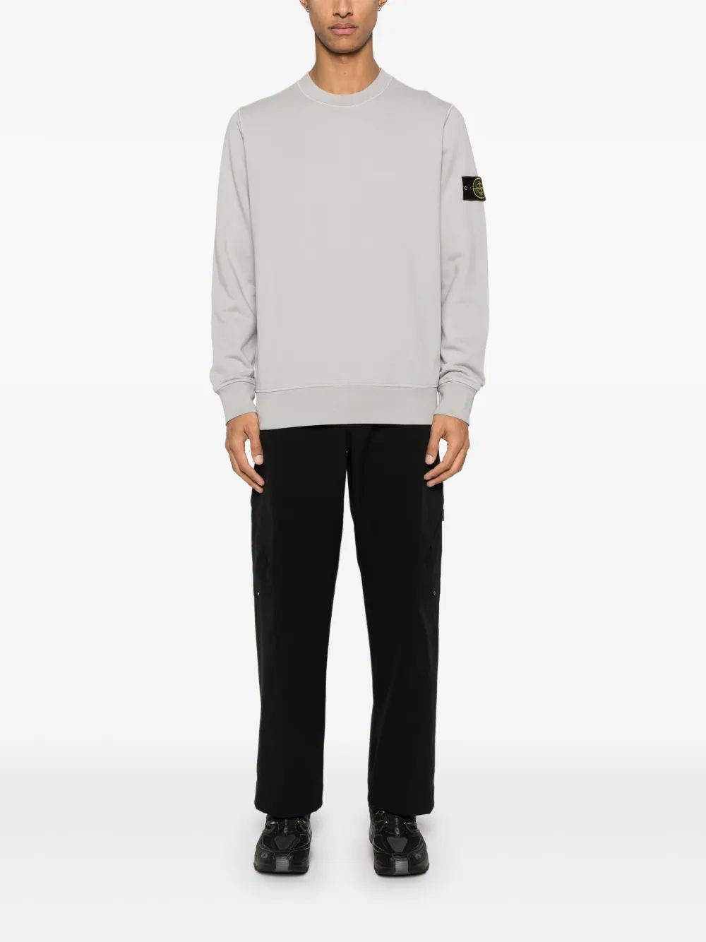 STONE ISLAND Compass Badge Sweatshirt - Men's Mini Fit