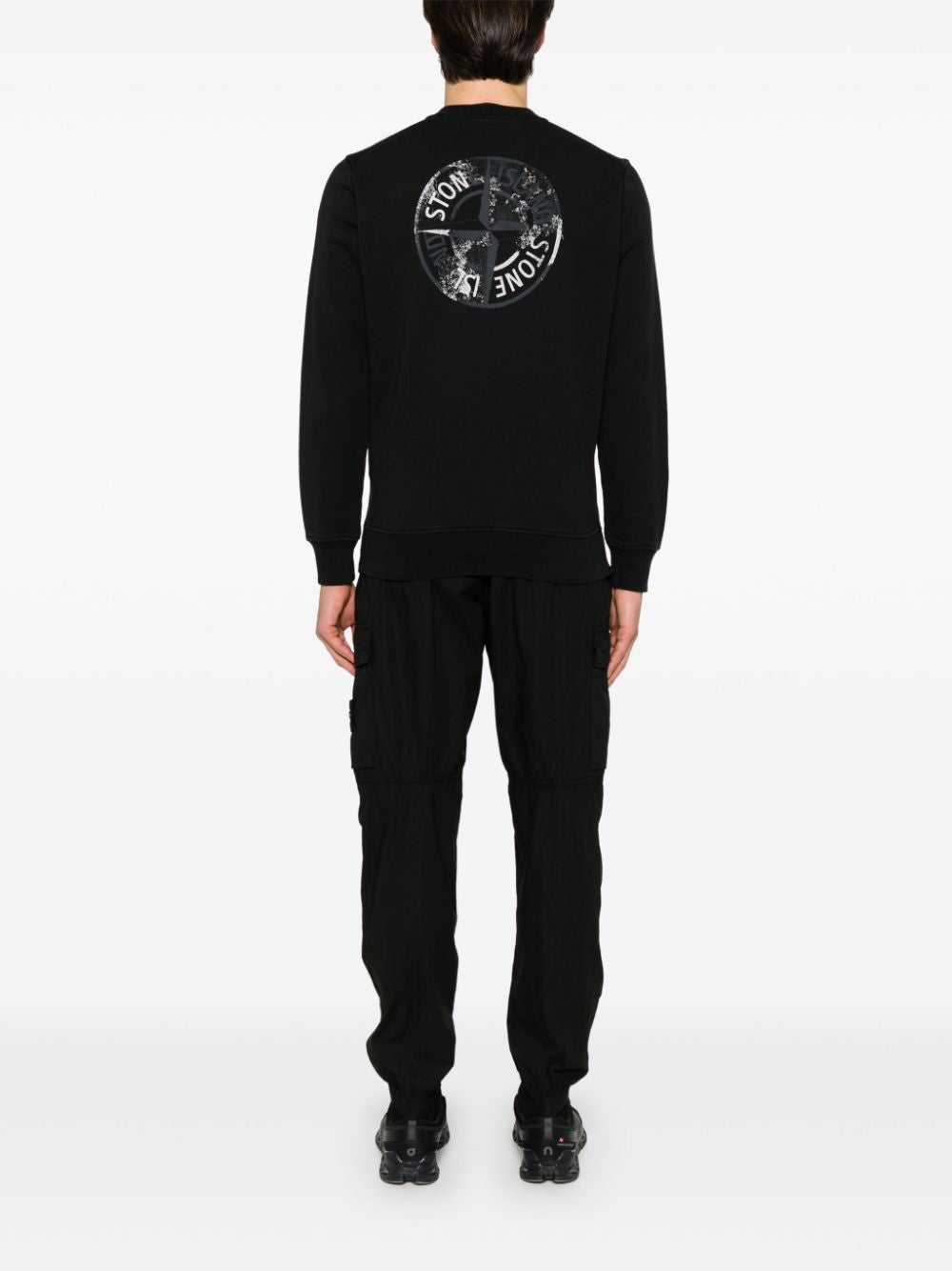 STONE ISLAND Logo Print Sweatshirt