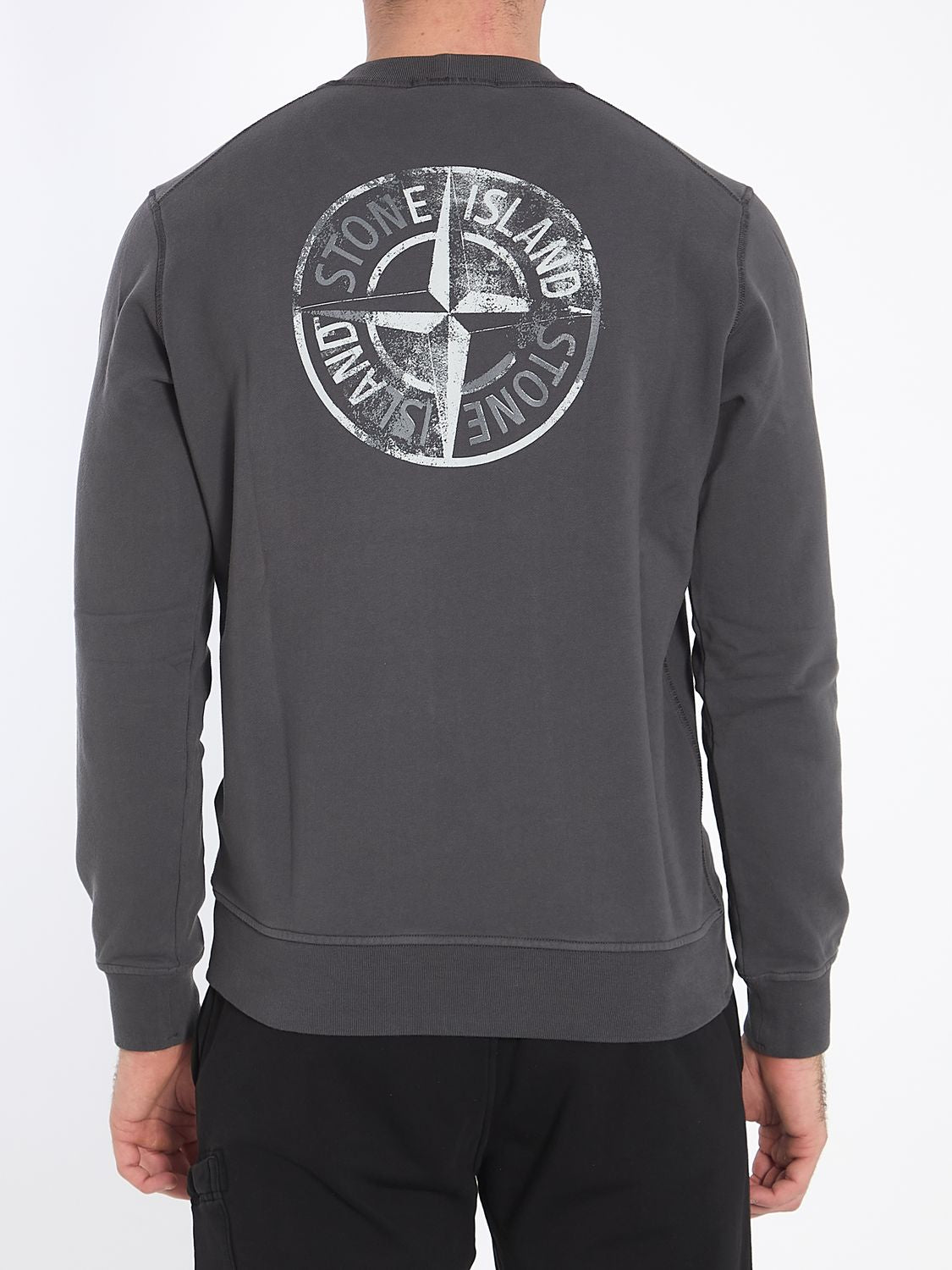 STONE ISLAND Institutional Five Crewneck Sweatshirt - Regular Fit - Men