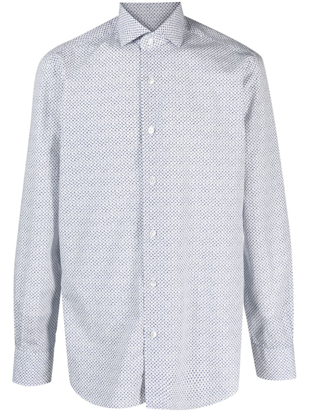 BARBA Napoli Men's Mini Printed Shirt