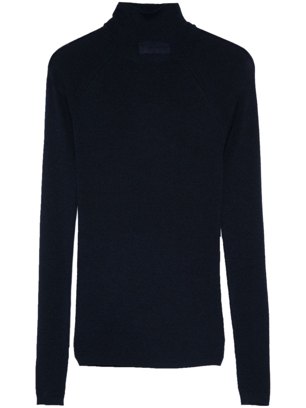 MAJESTIC High-Neck Merino and Silk Blend Sweater