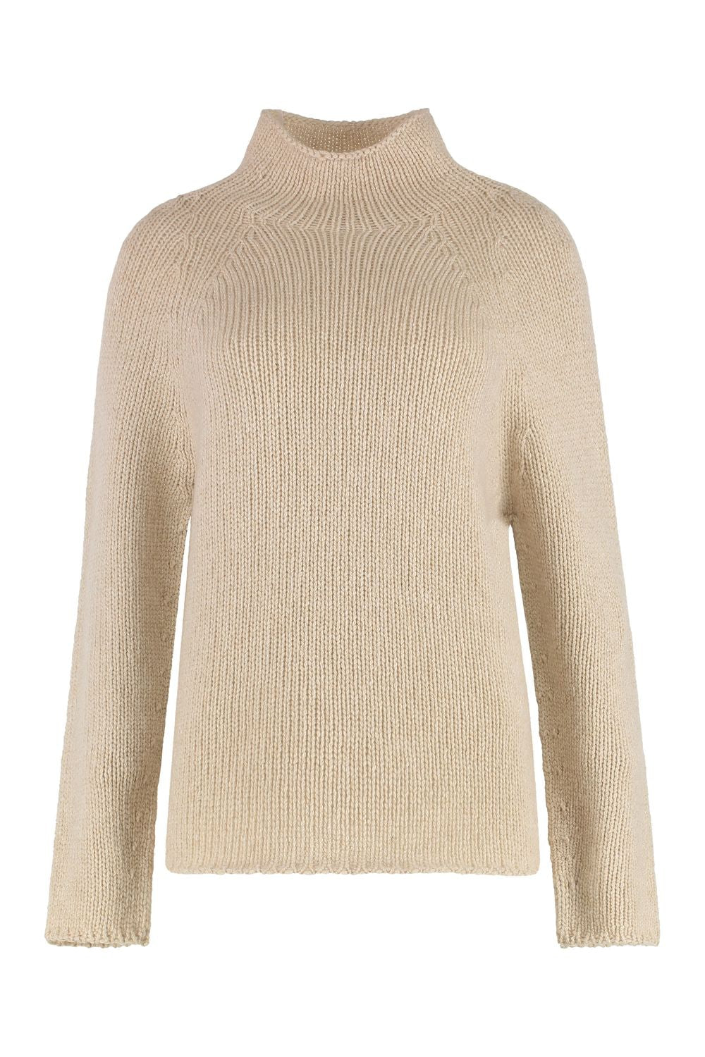 THE (ALPHABET) Cashmere Turtleneck Sweater - Ribbed Knit