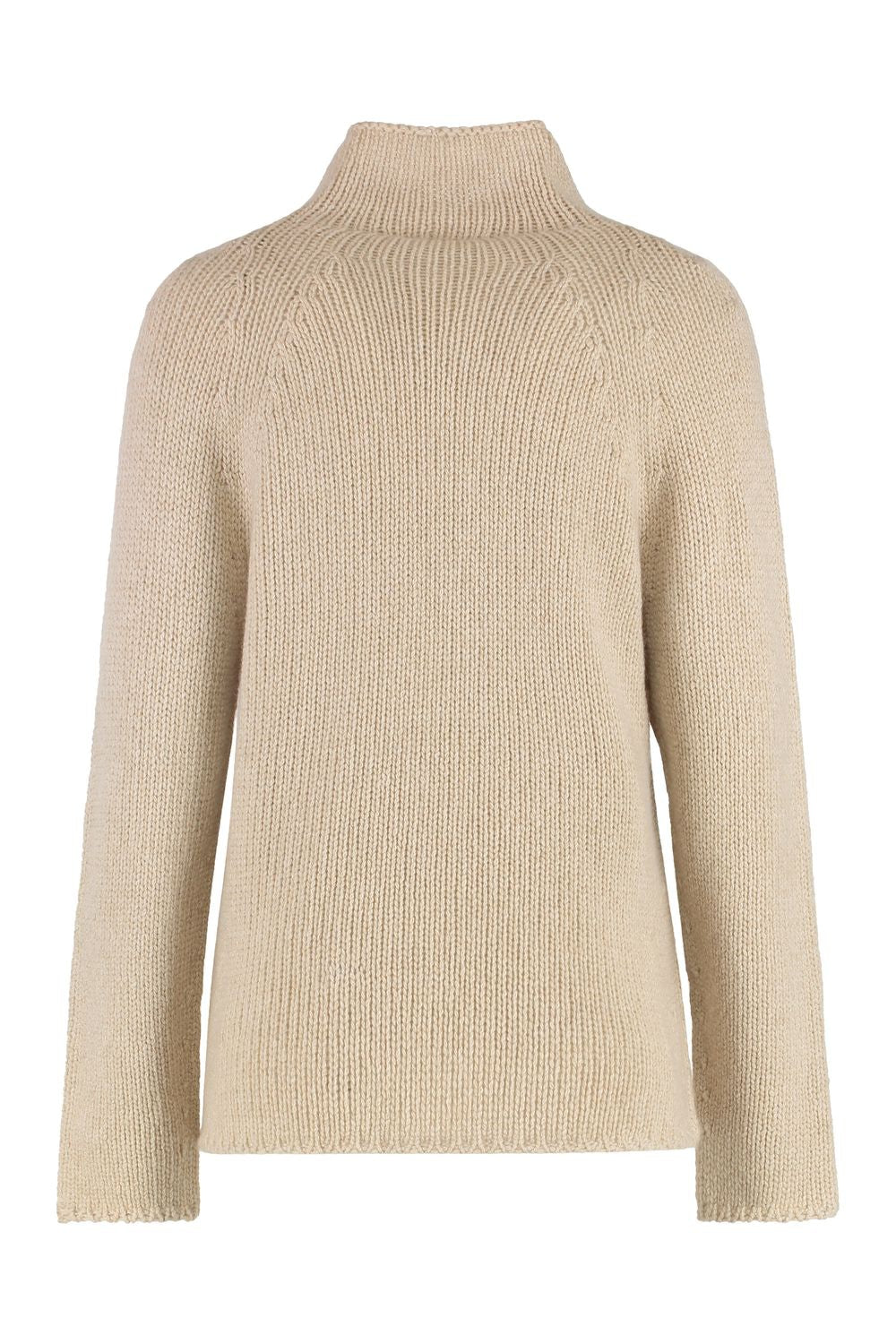 THE (ALPHABET) Cashmere Turtleneck Sweater - Ribbed Knit