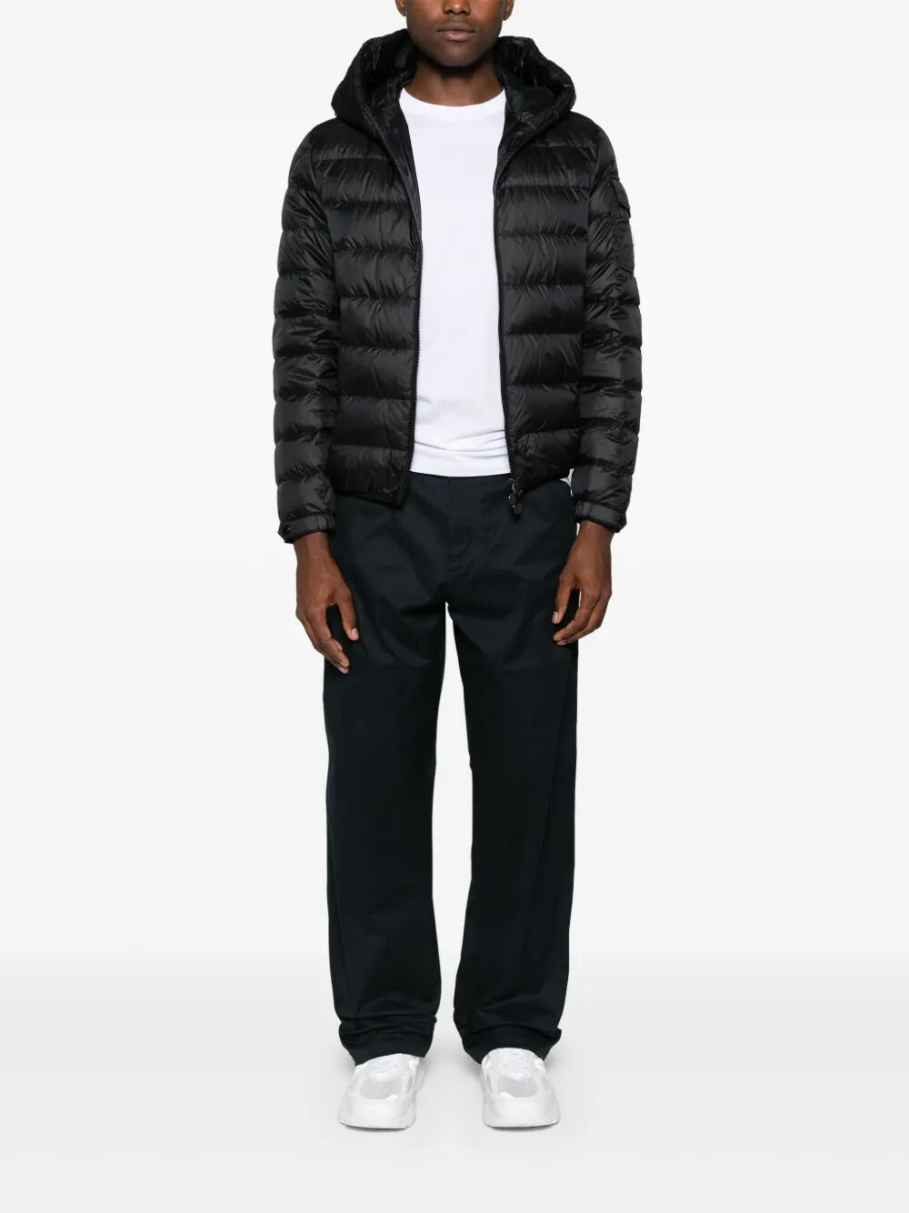 MONCLER Classic Puffer Jacket with Hood - Regular Fit, Size 03 US