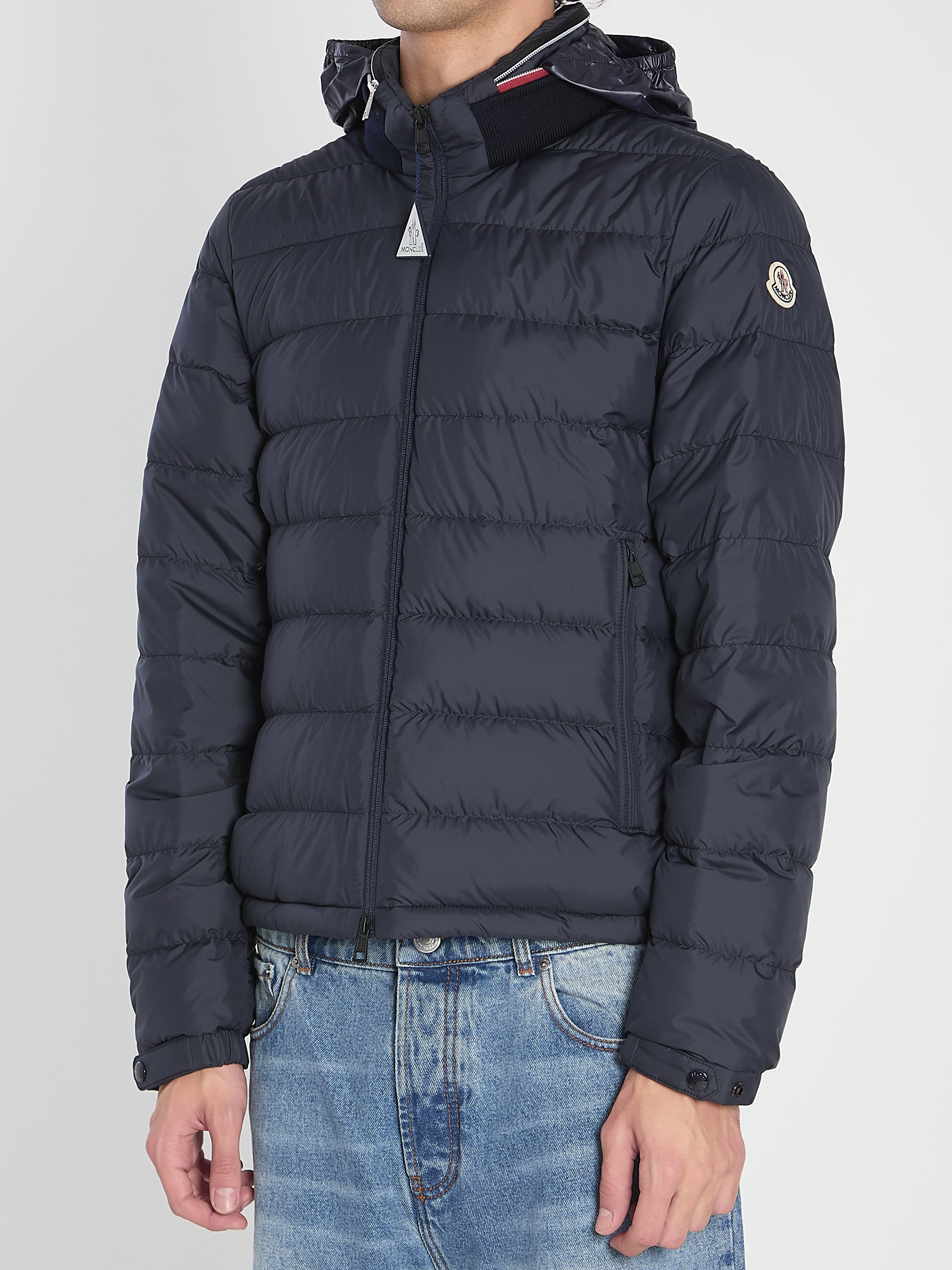 MONCLER Short Down Jacket Crafted from Airsoft for Men - FW25 Collection