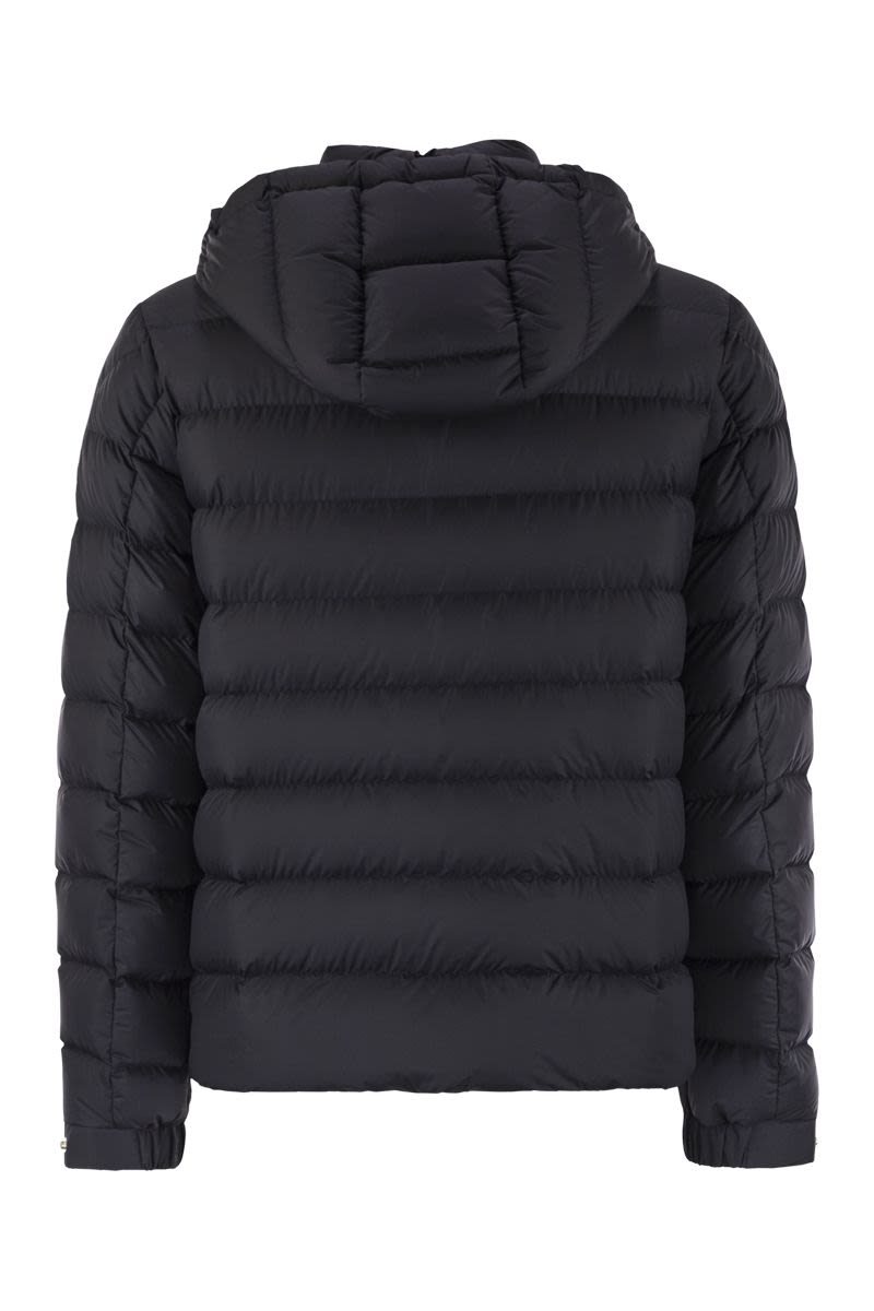 MONCLER Men's Mini Short Down Jacket with Hood