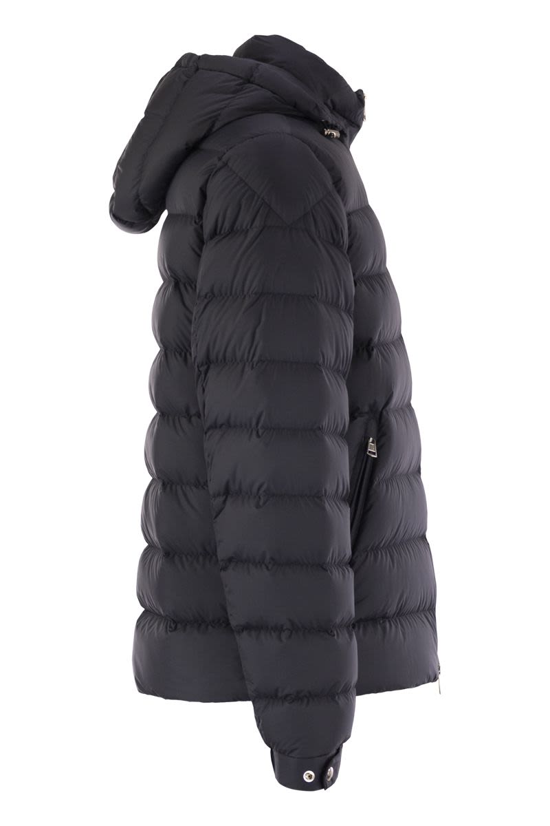 MONCLER Men's Mini Short Down Jacket with Hood
