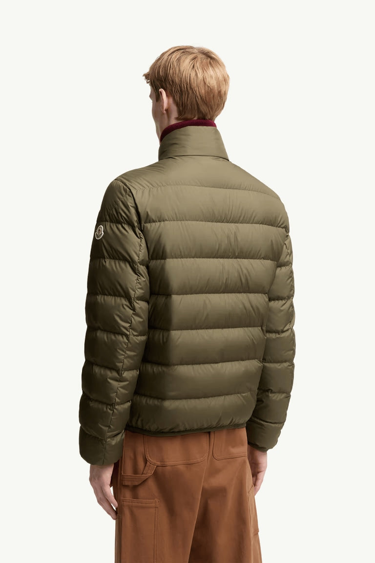 MONCLER Men's Short Down Jacket - Modern Design with Functional Pockets