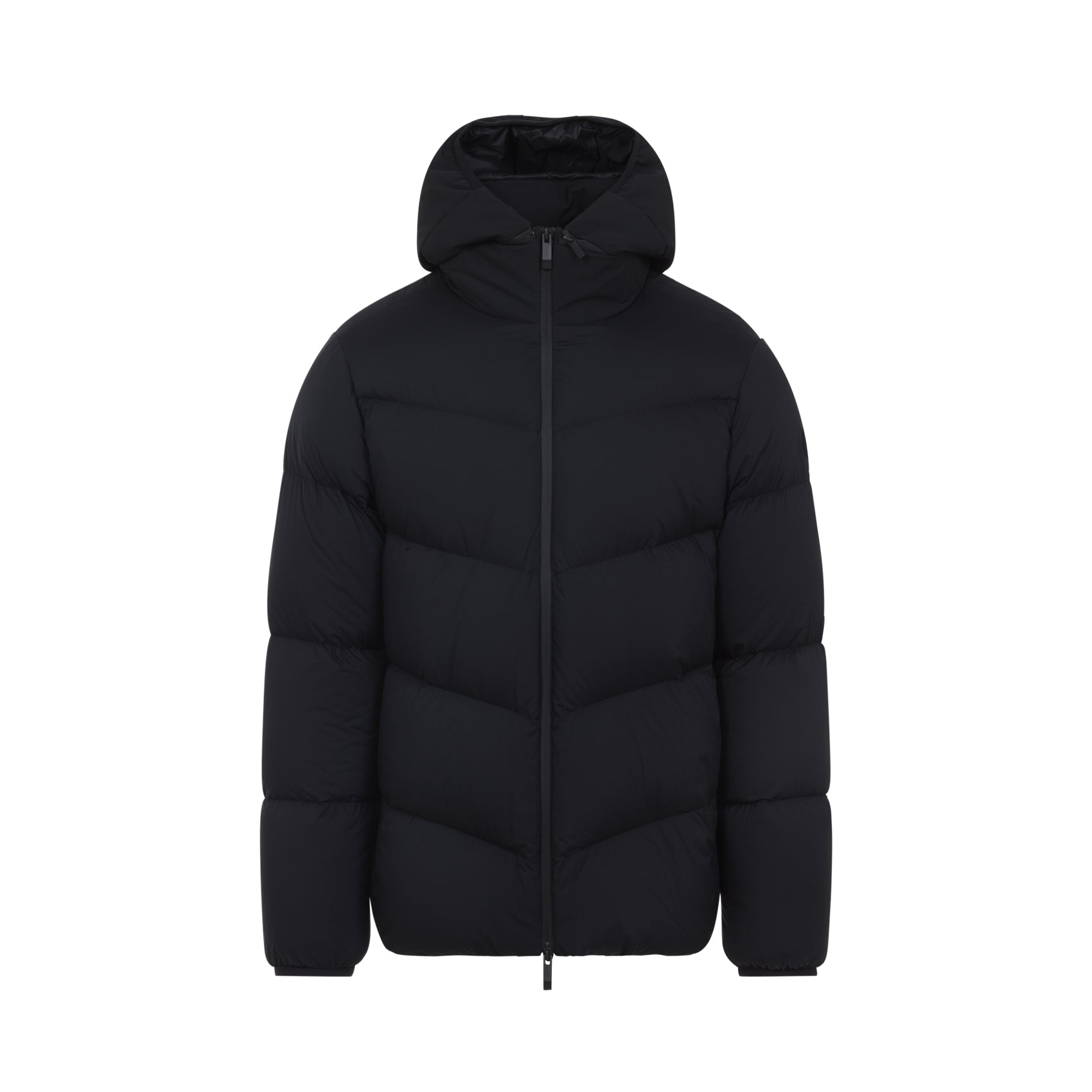 MONCLER Short Down Jacket with Hood - Men's Size 42-58