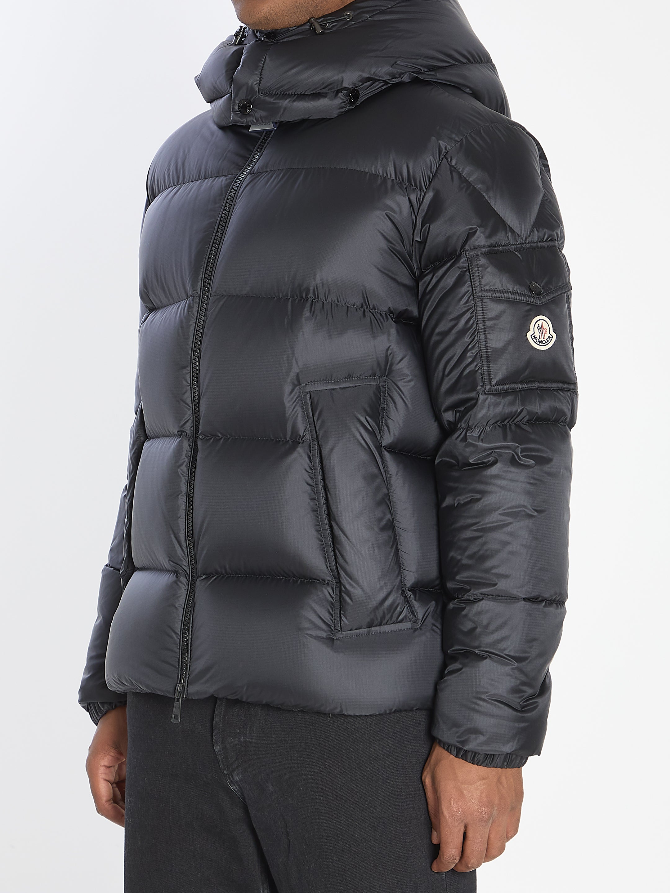 MONCLER Puffer Jacket with Detachable Hood for Men