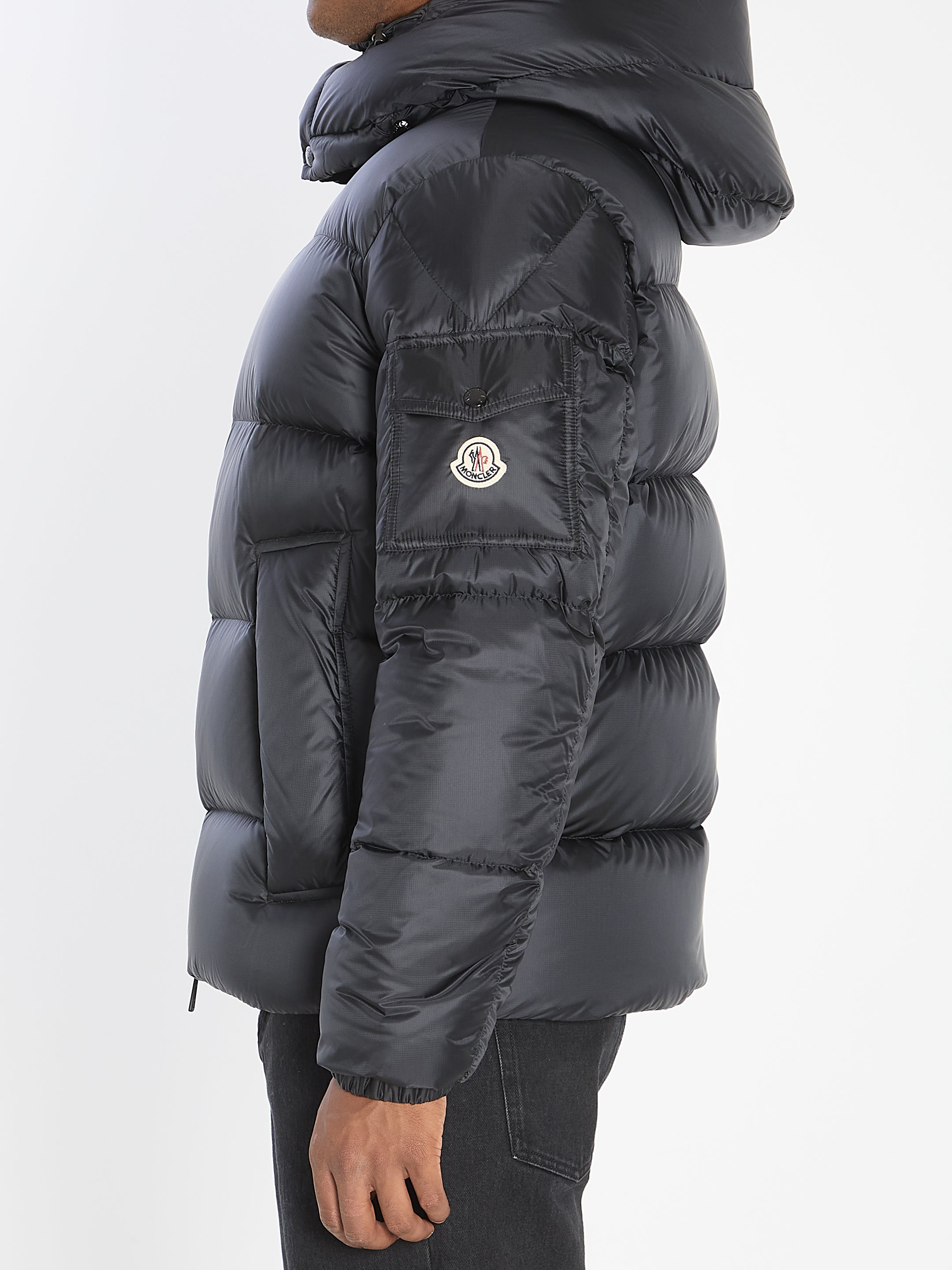 MONCLER Puffer Jacket with Detachable Hood for Men