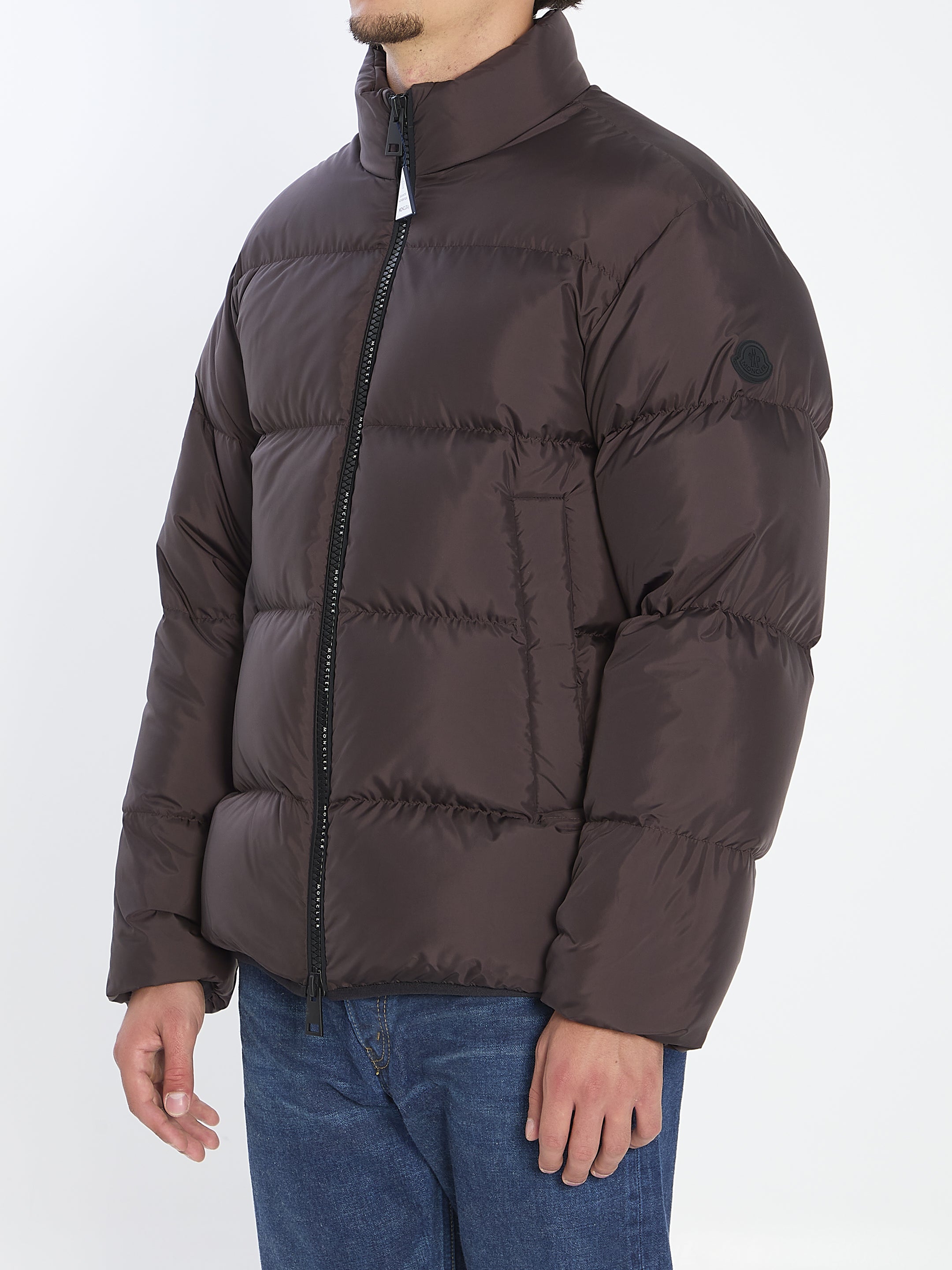 MONCLER Men's Regular Fit Puffer Jacket with Crater Collar - Size 03 US