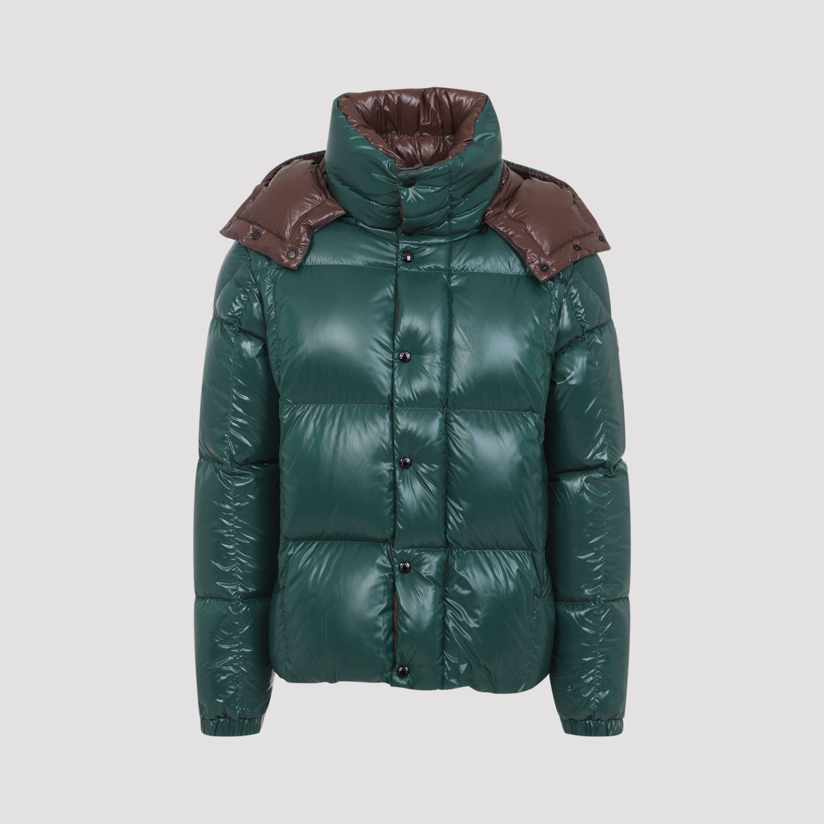 MONCLER Short Down Jacket with Hood - Modern Fit