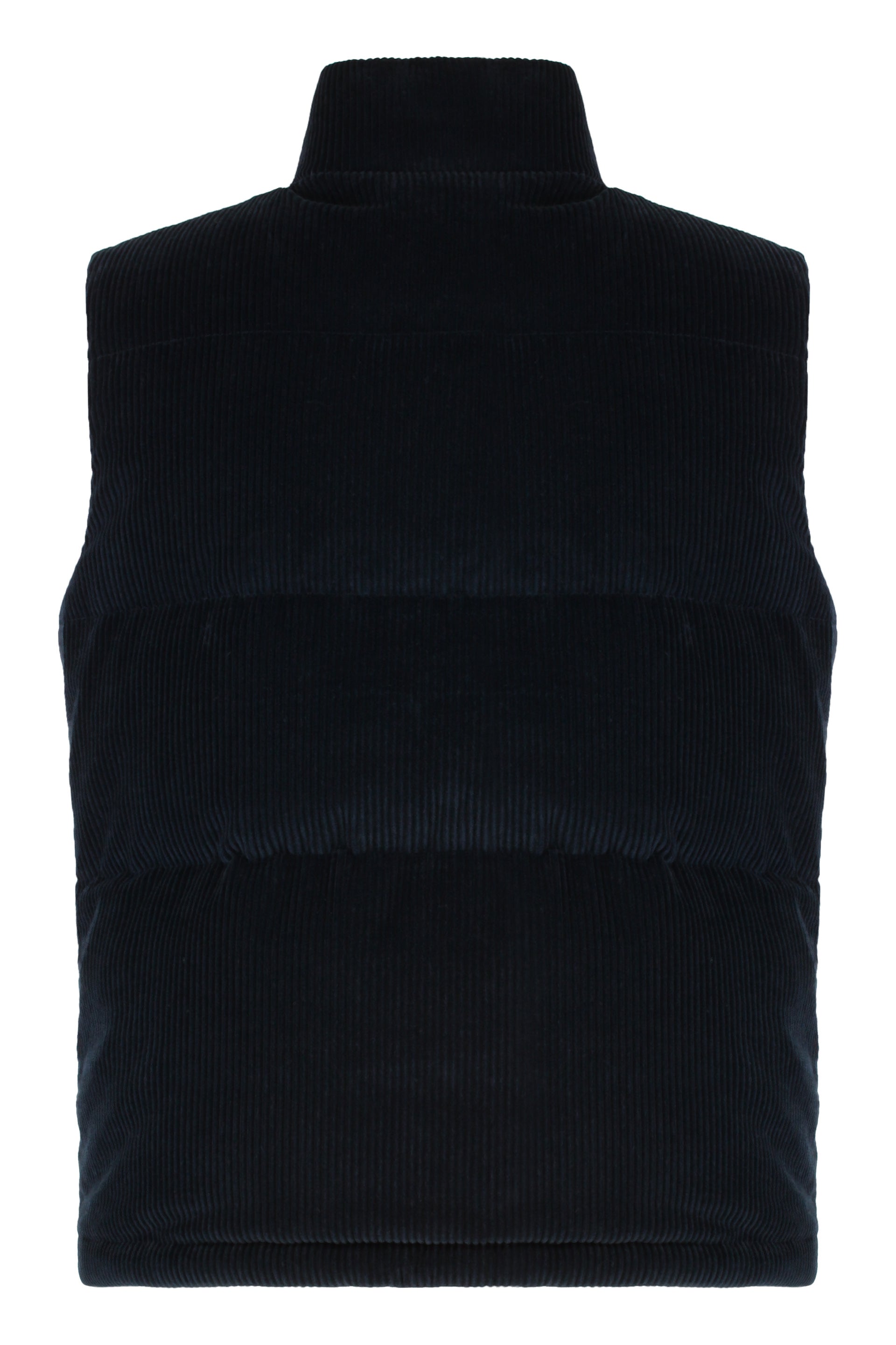 MONCLER Men's Corduroy Padded Gilet - Versatile Cold Weather Vest