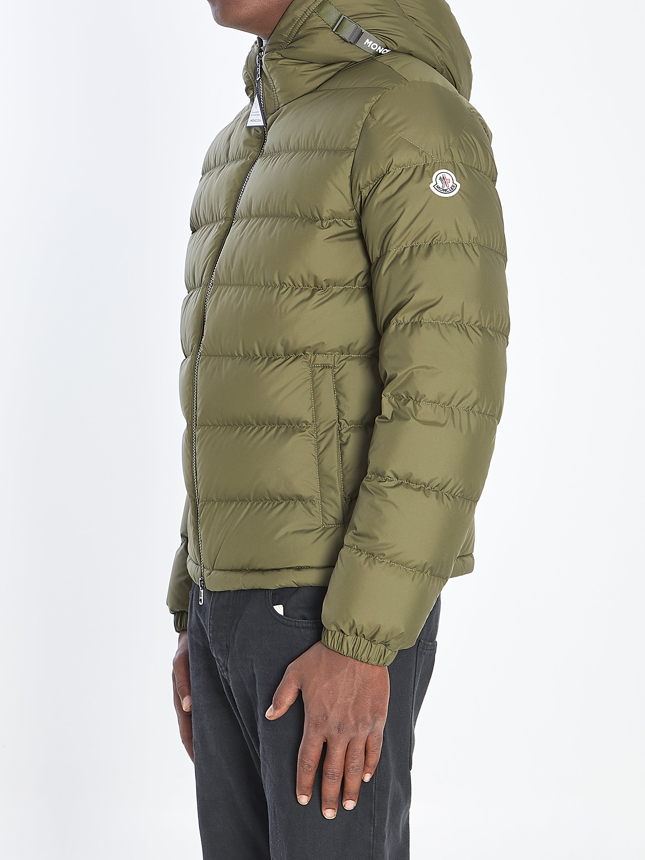 MONCLER Men's Regular Fit Puffer Jacket with Adjustable Hood - Size 03
