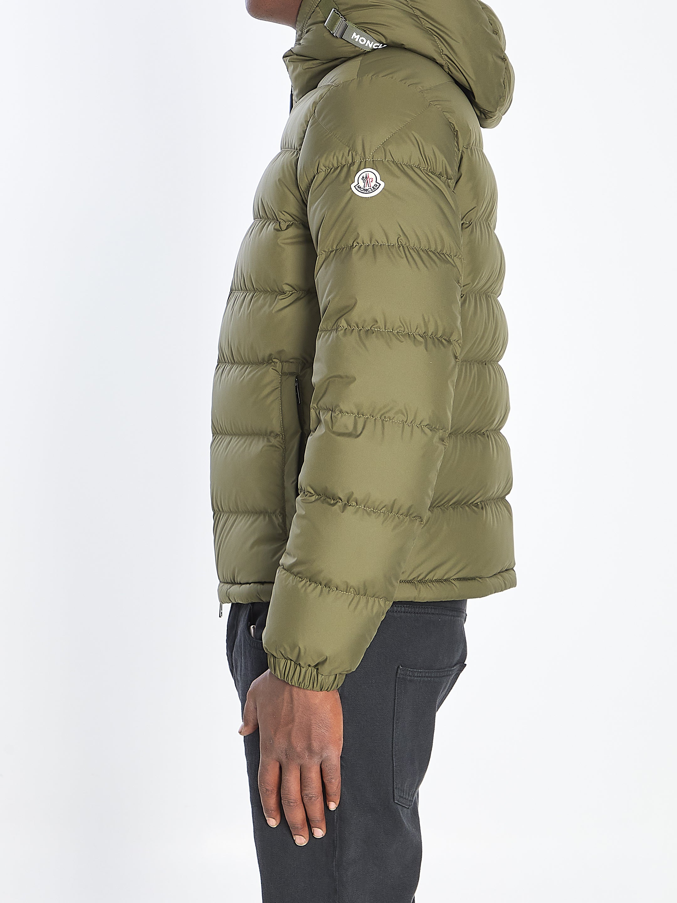 MONCLER Men's Regular Fit Puffer Jacket with Adjustable Hood - Size 03