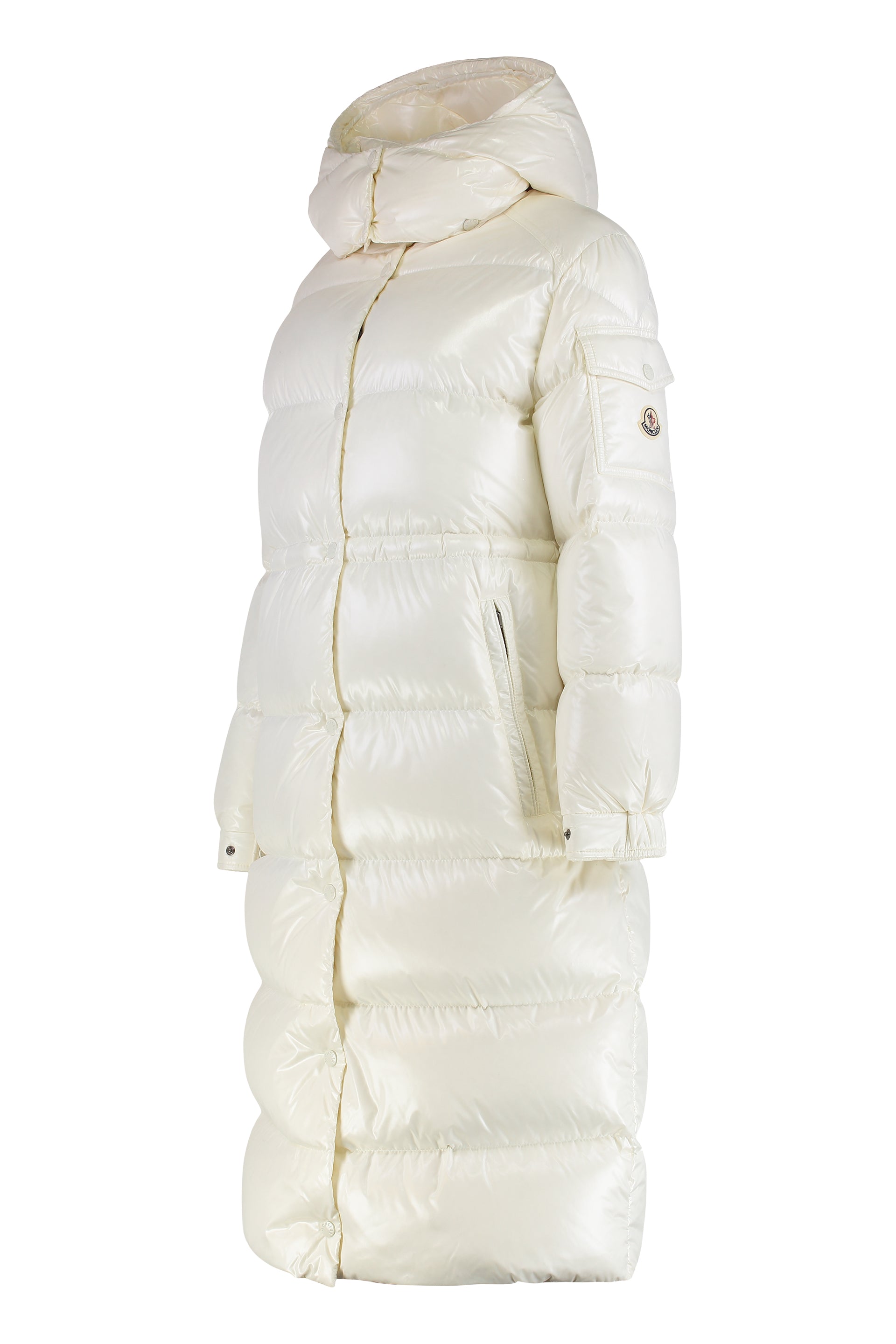 MONCLER Long Down Jacket with Hood - Women's