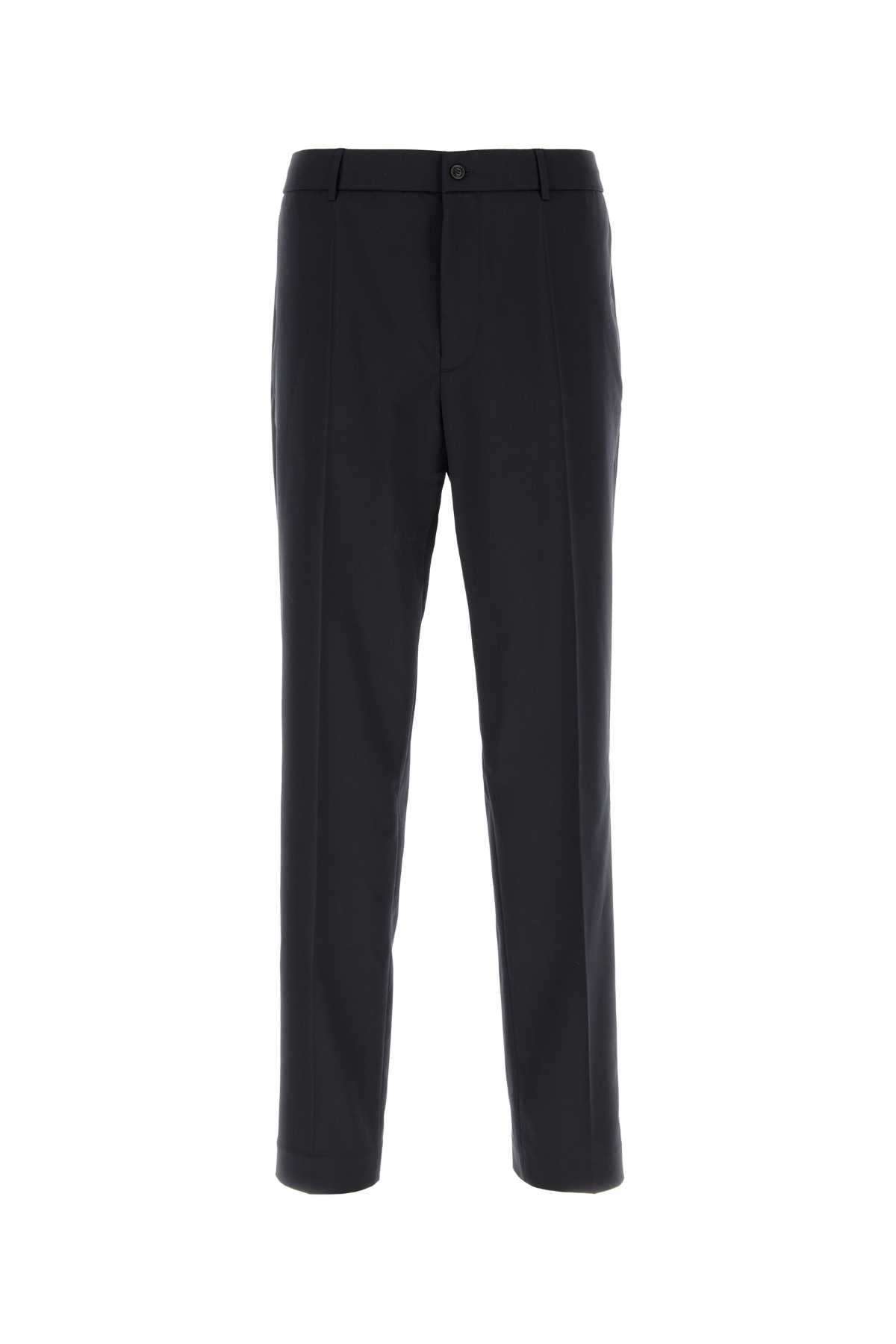 MONCLER Stretch Wool Blend Pants for Men - FW25 Collection