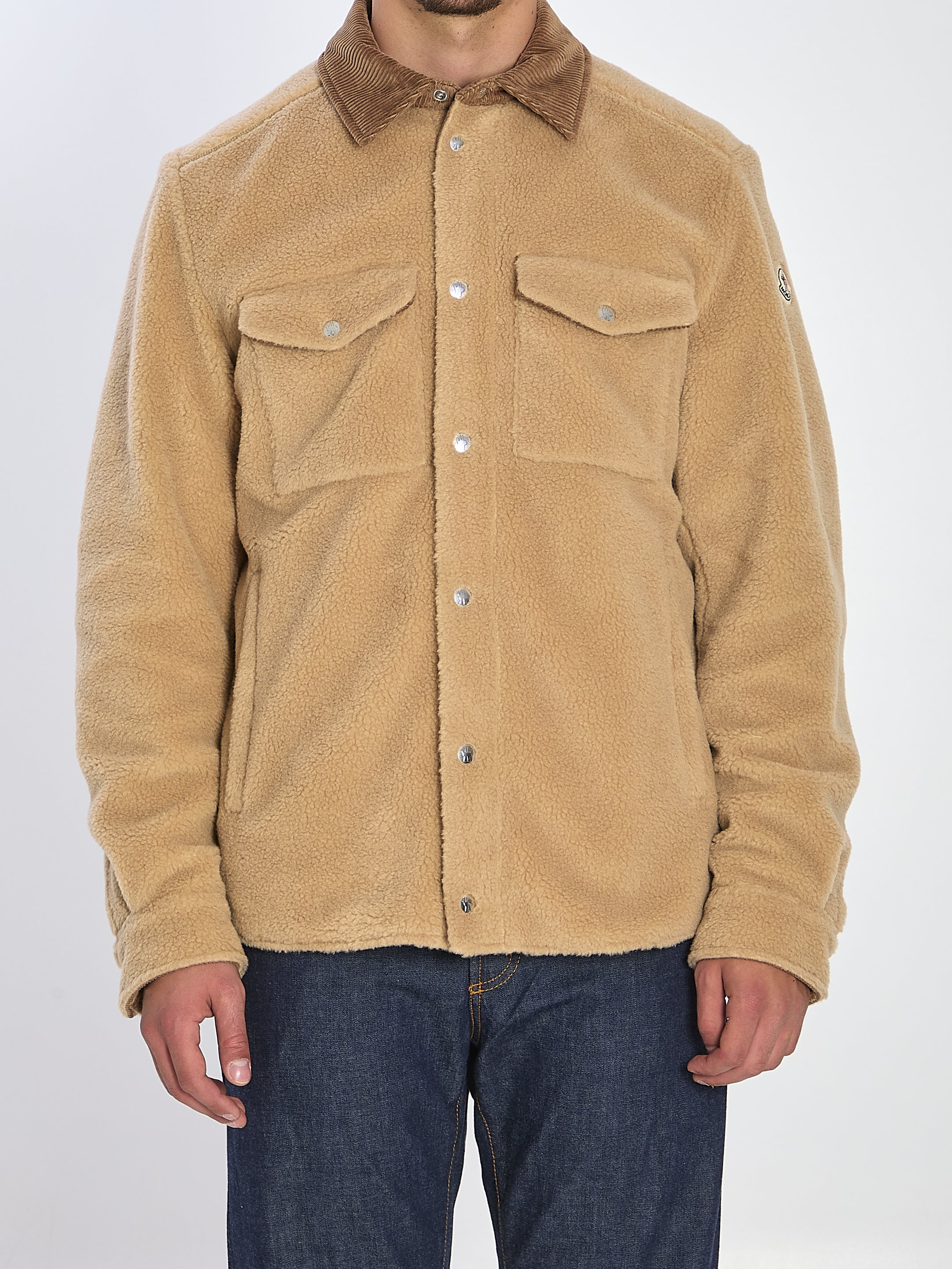 MONCLER Men's Teddy Overshirt - Size L