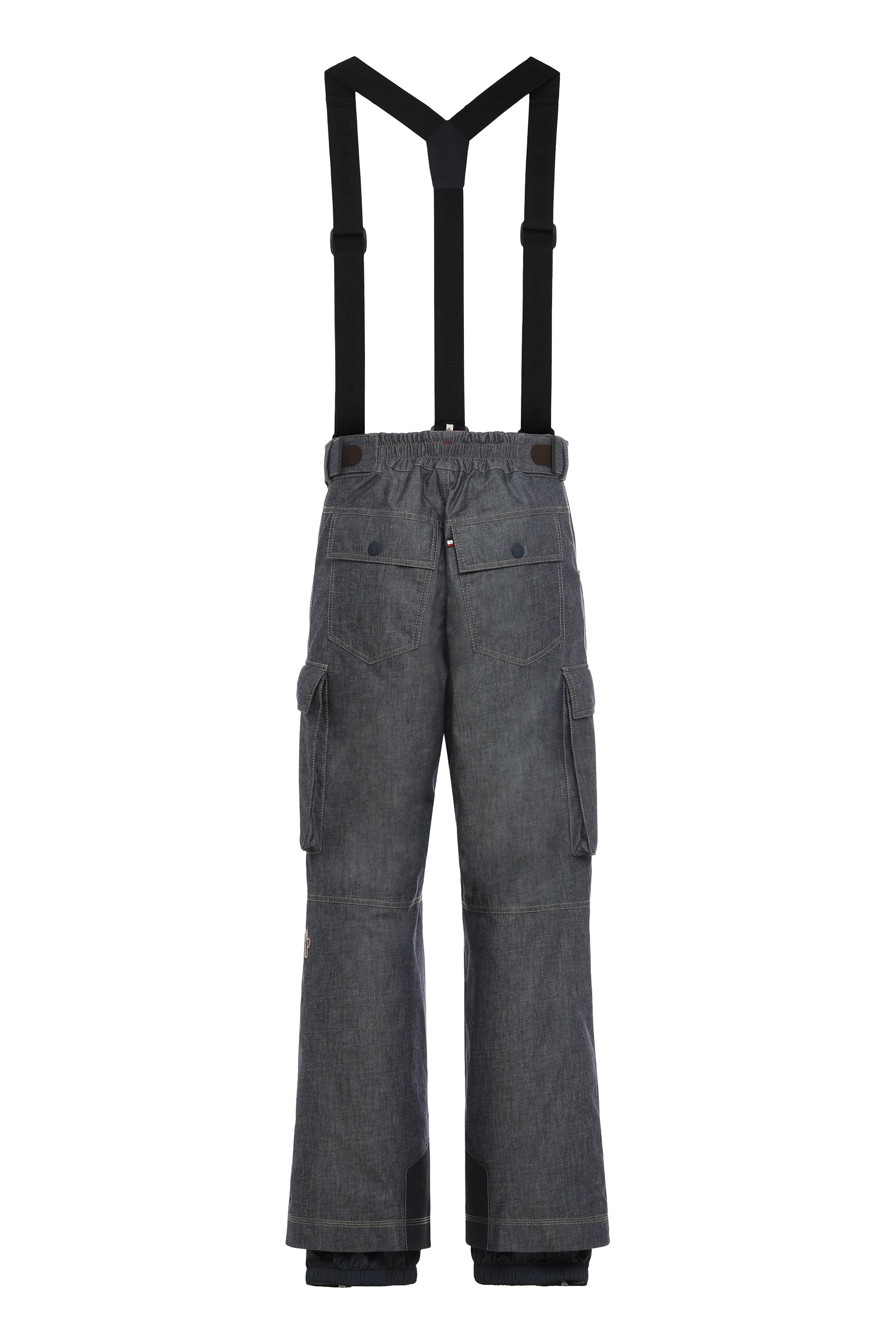 Moncler Grenoble Padded Ski Overalls in Denim