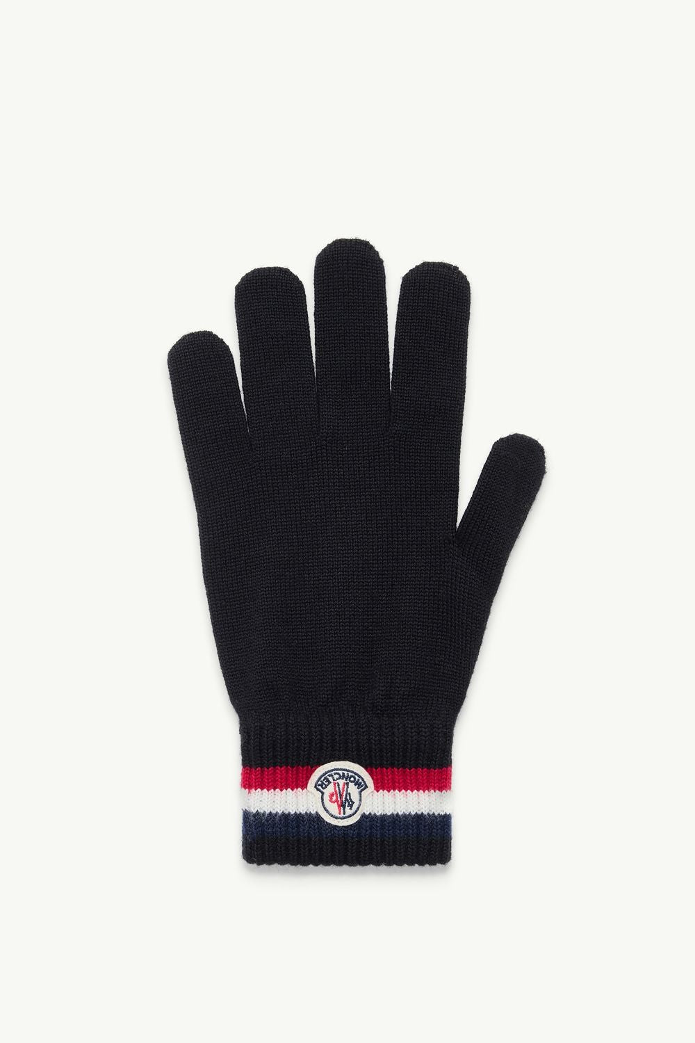 MONCLER Men's Virgin Wool Gloves - Fall/Winter 2025