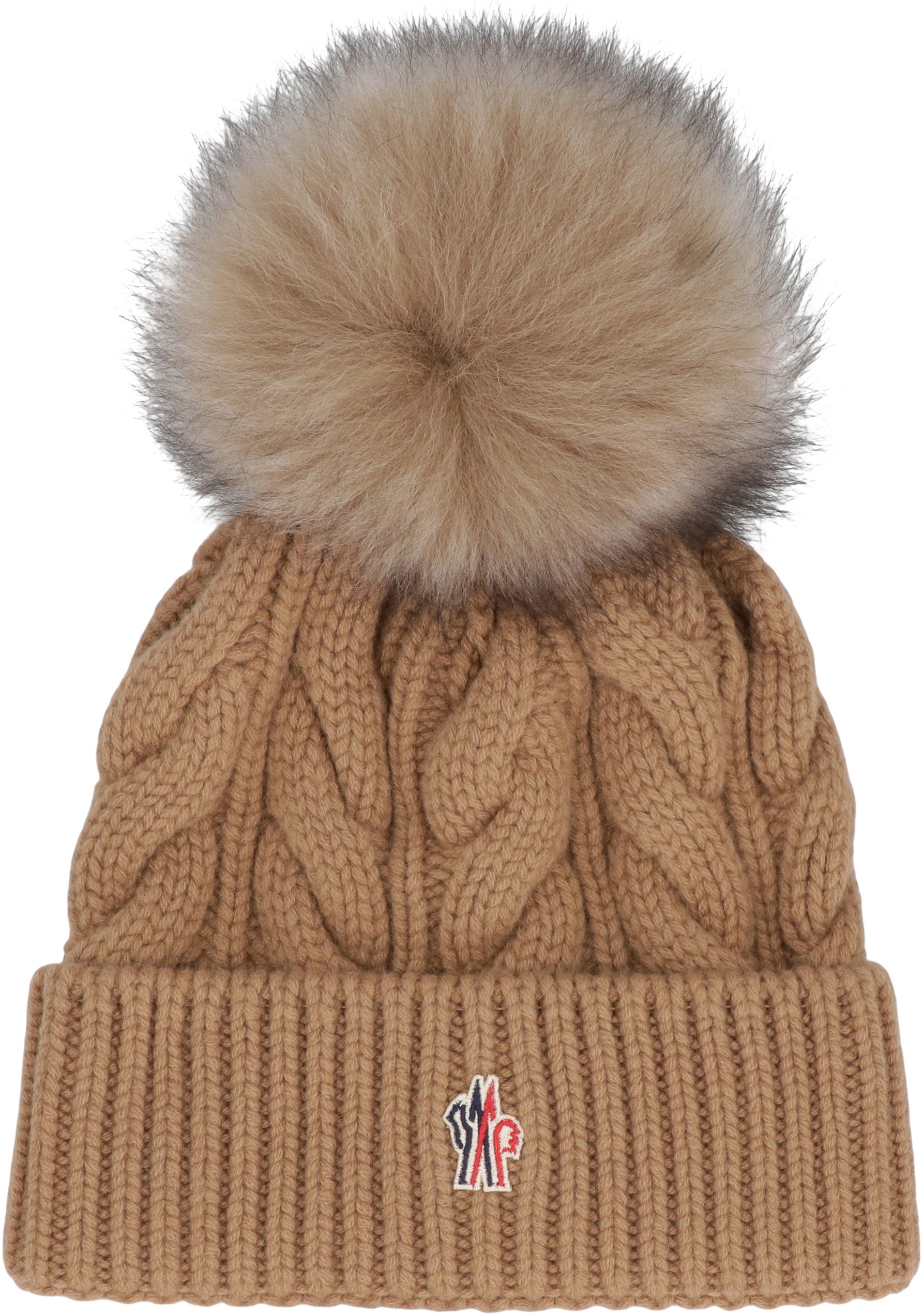 MONCLER GRENOBLE Cozy Knit Hat with Pom Pom for Women