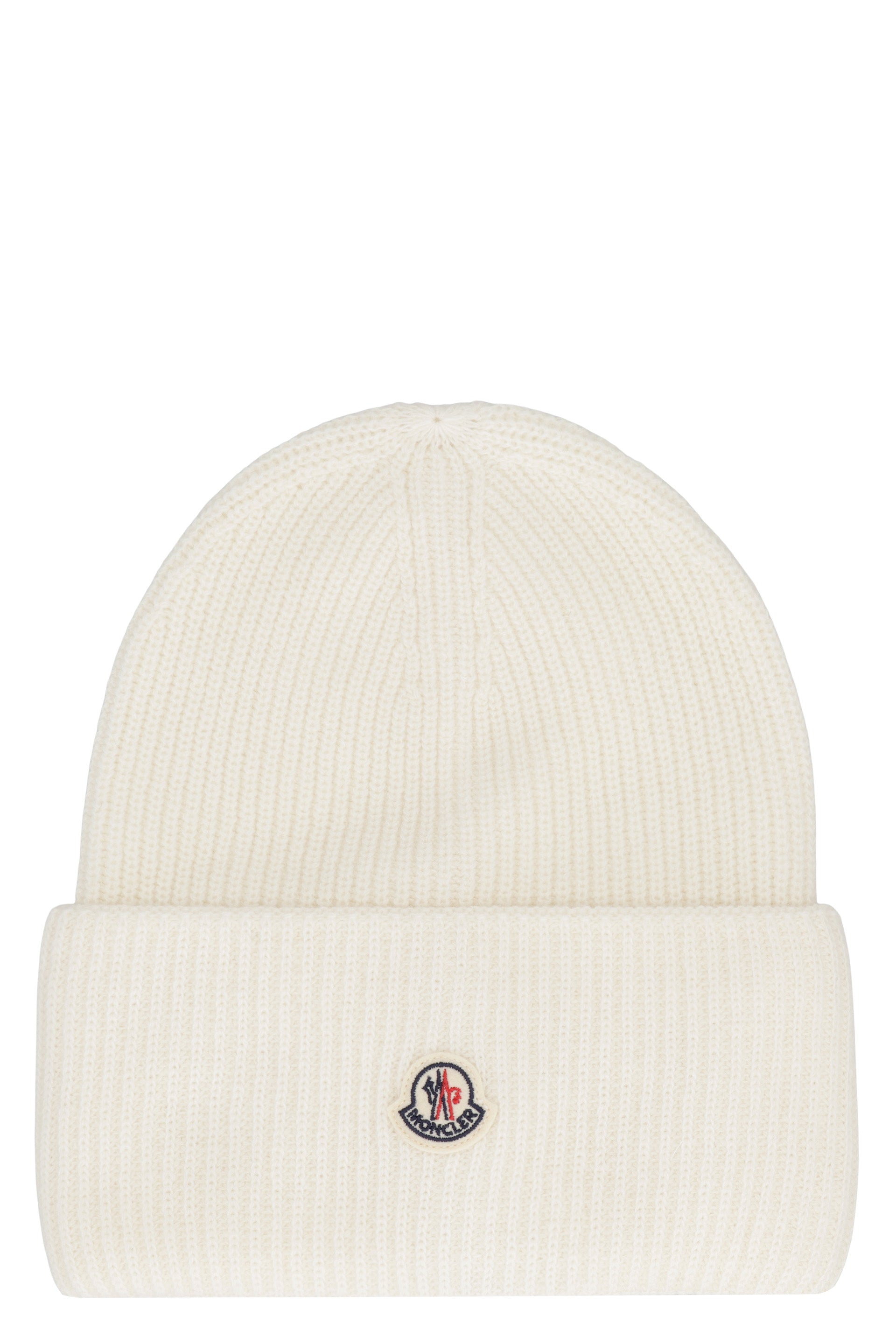 MONCLER Classic Ribbed Wool Hat for Women