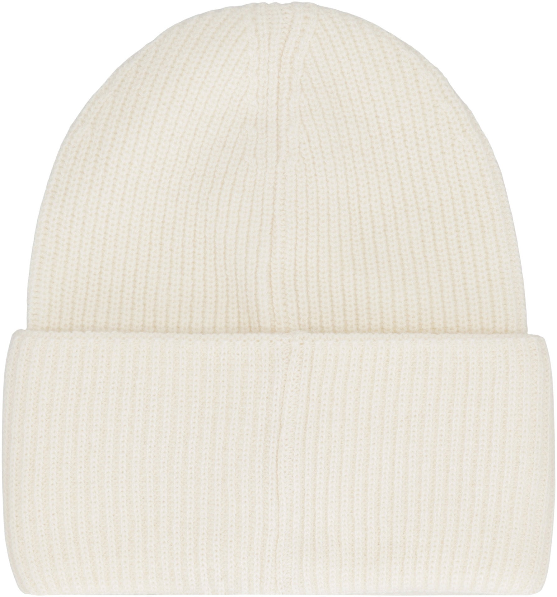 MONCLER Classic Ribbed Wool Hat for Women