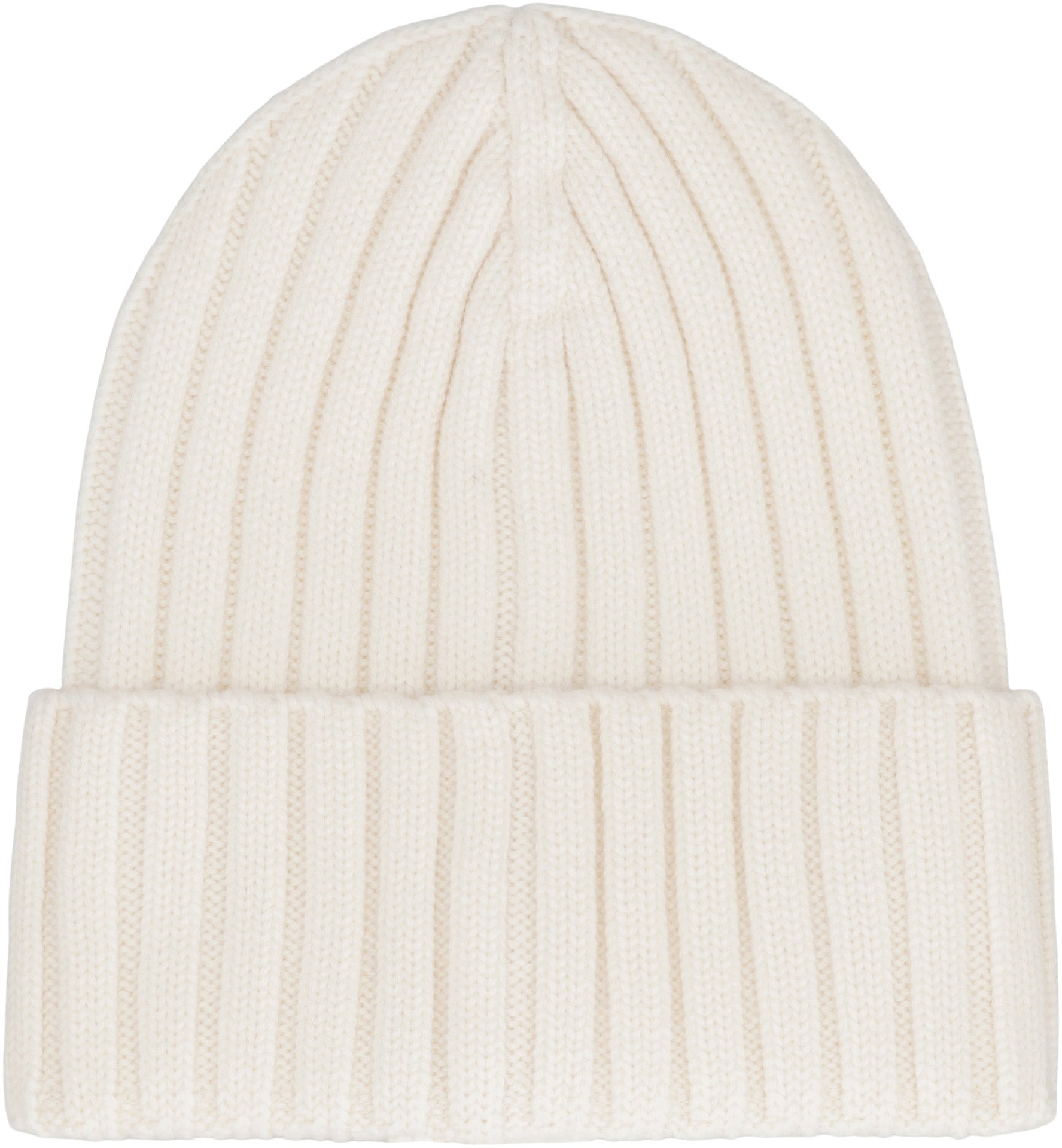 MONCLER Textured Wool Beanie for Minimalistic Looks