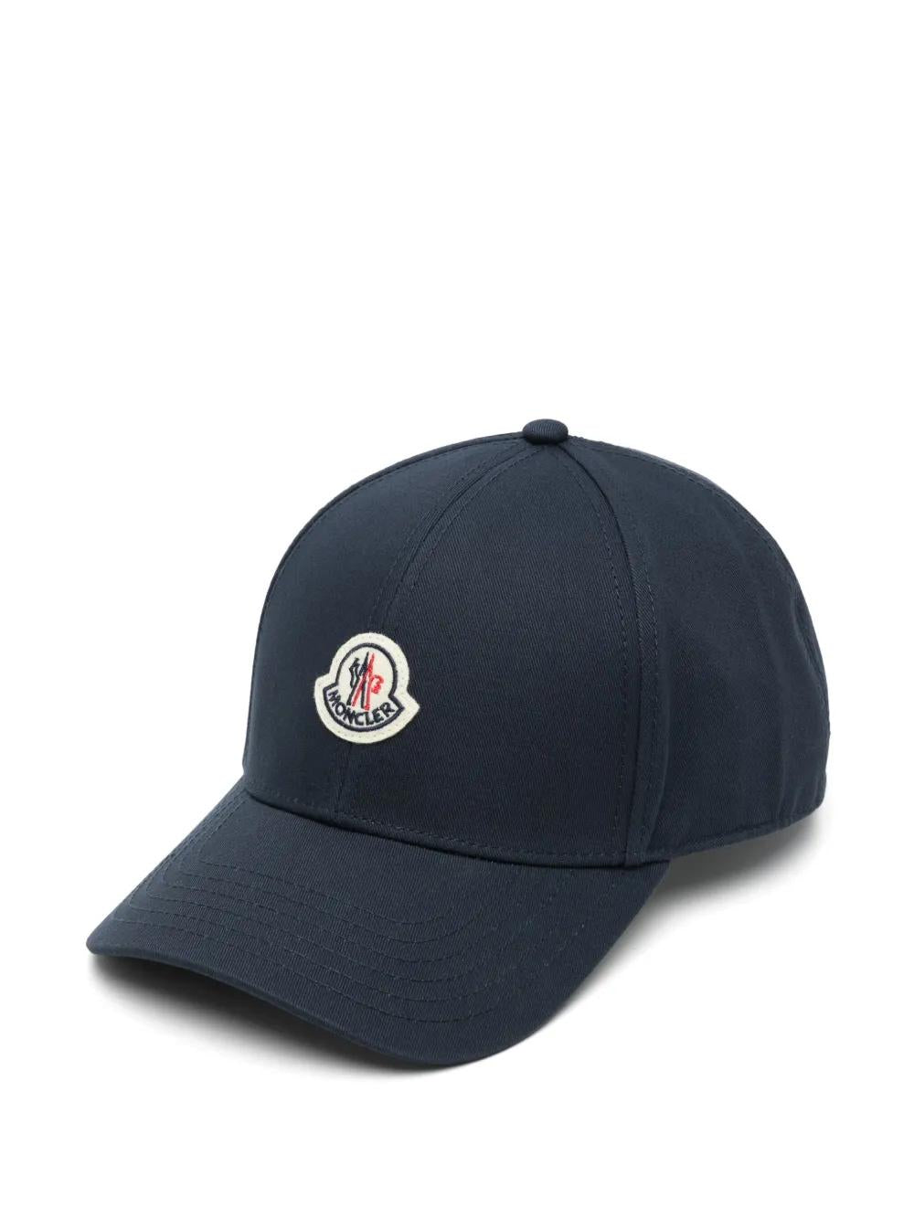 MONCLER Cotton Gabardine Baseball Cap