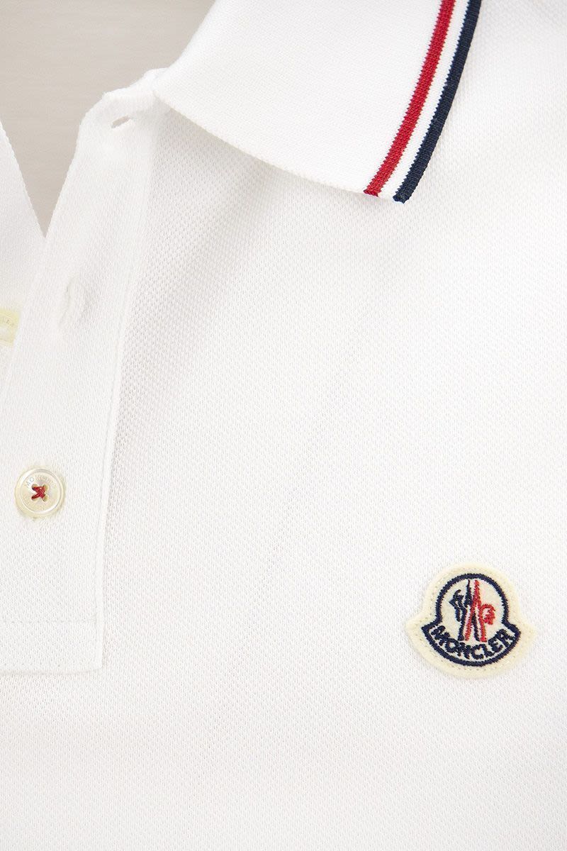 MONCLER Cotton-Piqué Polo Shirt for Men