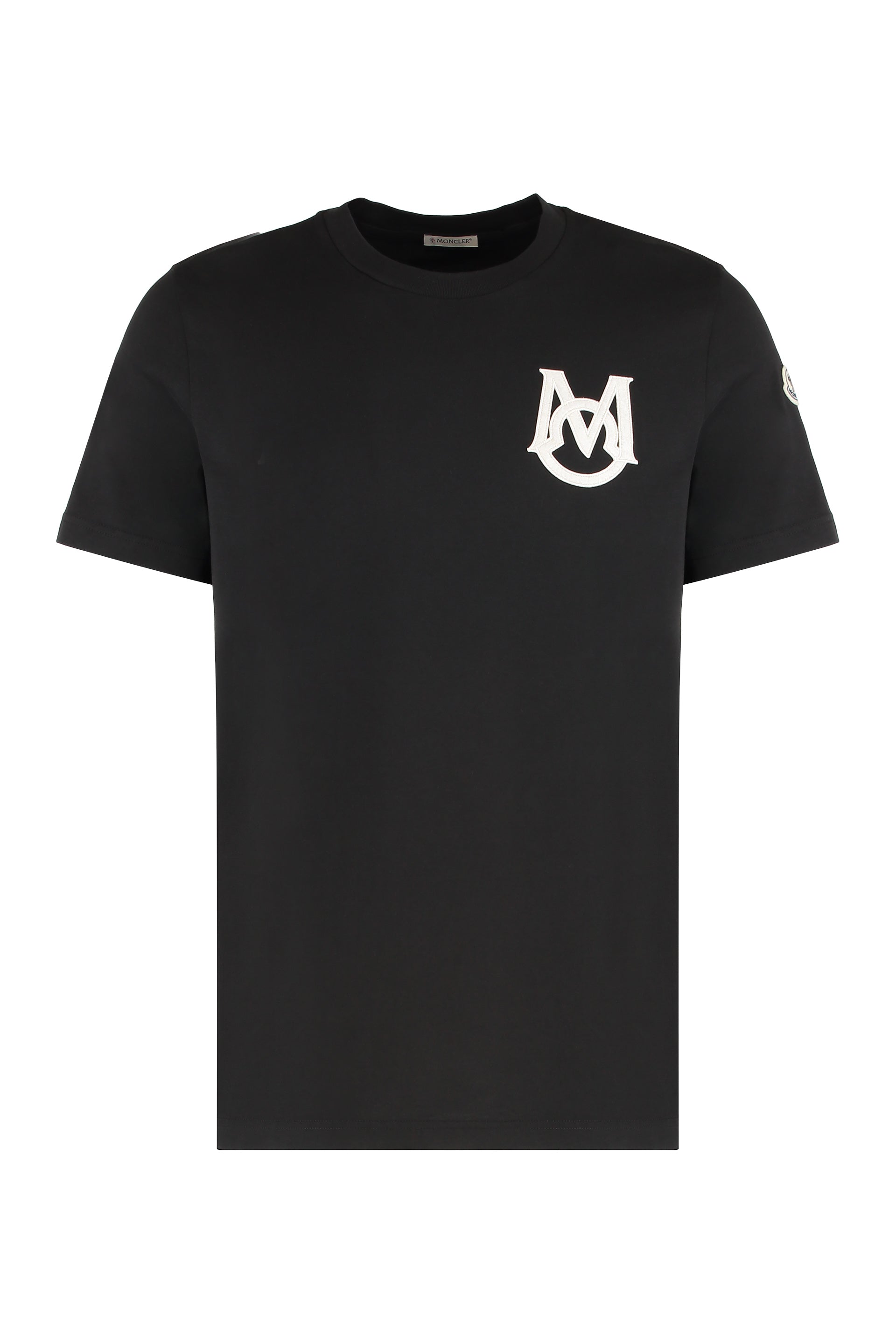 MONCLER Cotton Monogram T-Shirt for Men