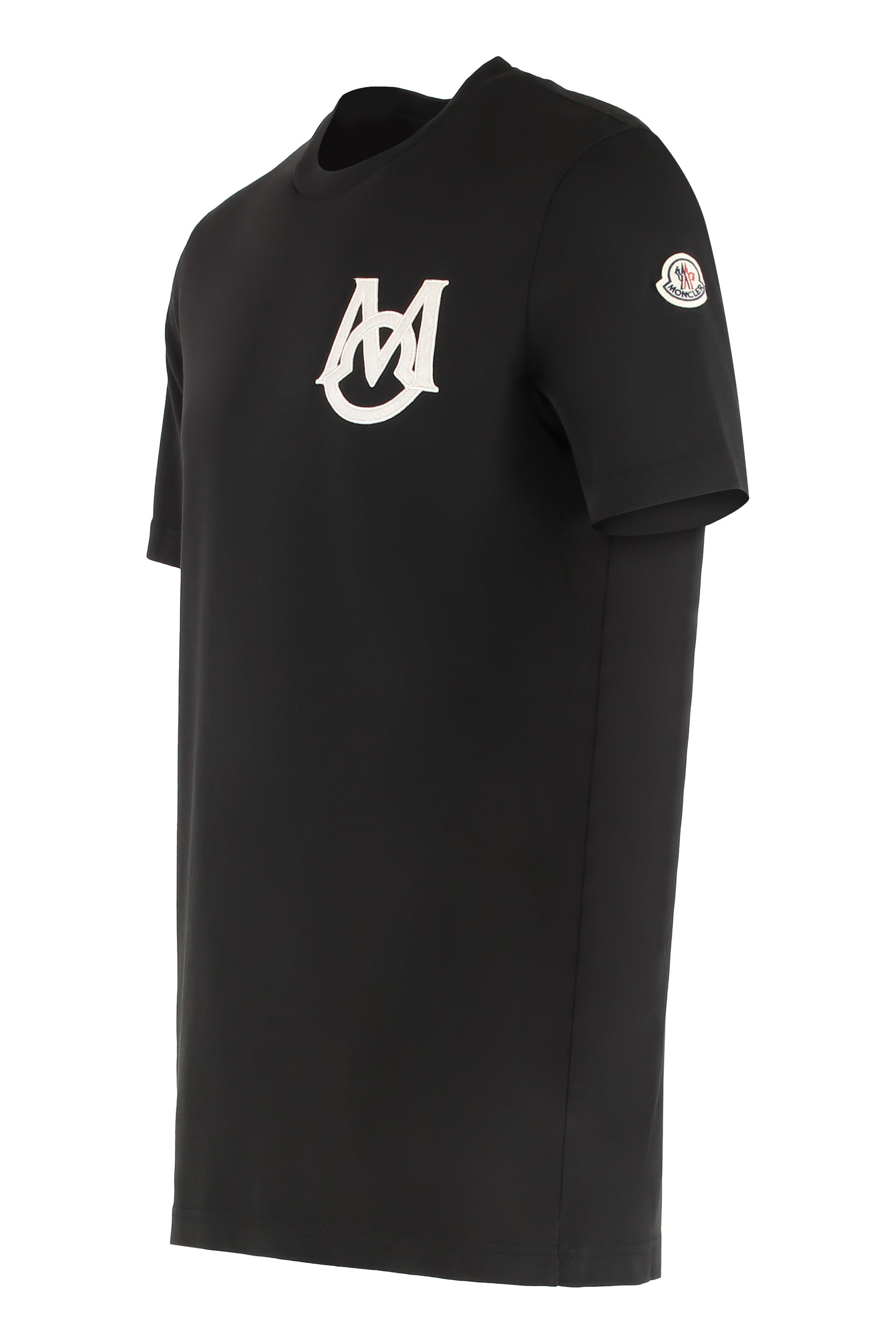 MONCLER Cotton Monogram T-Shirt for Men