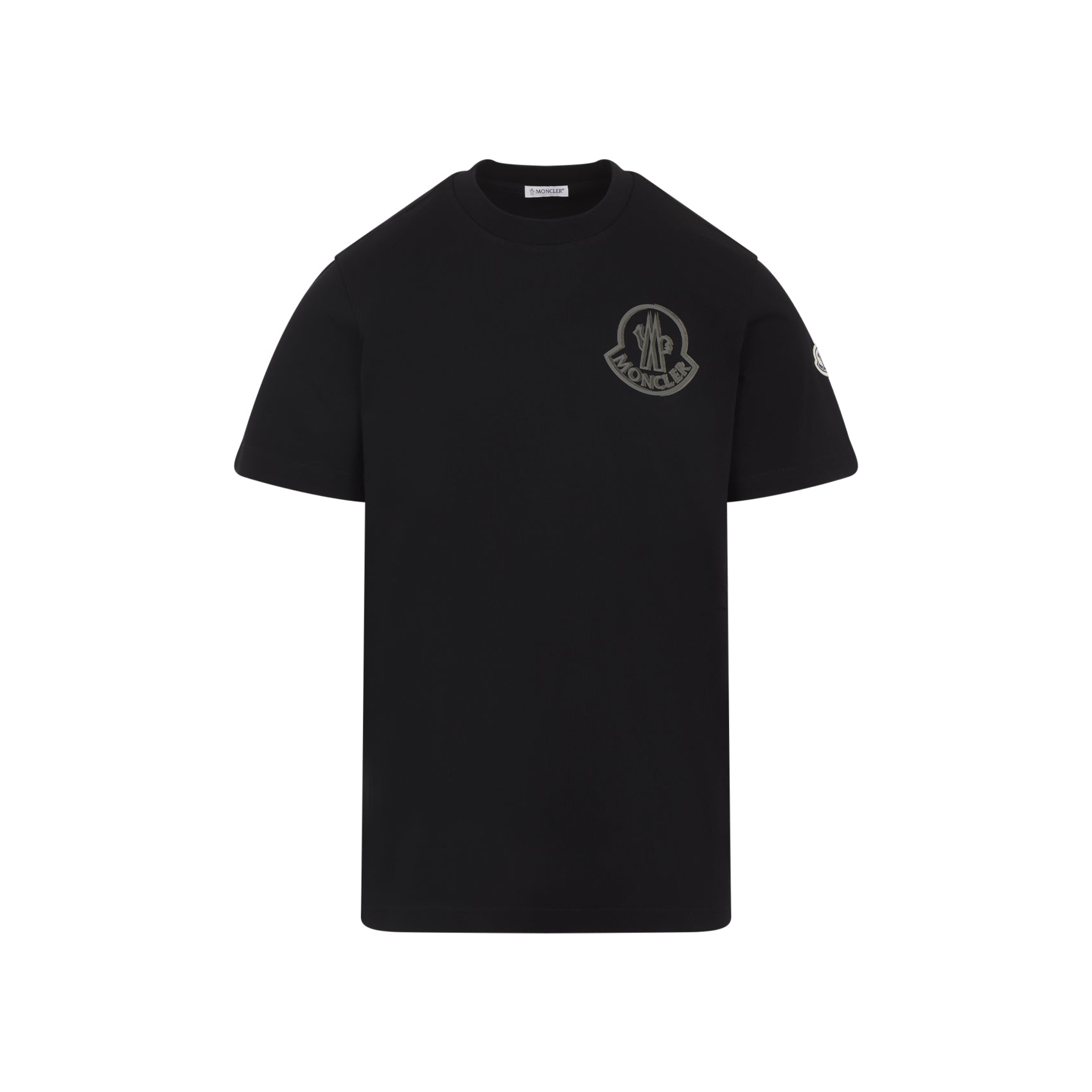 MONCLER Men's Round Neck Cotton T-Shirt