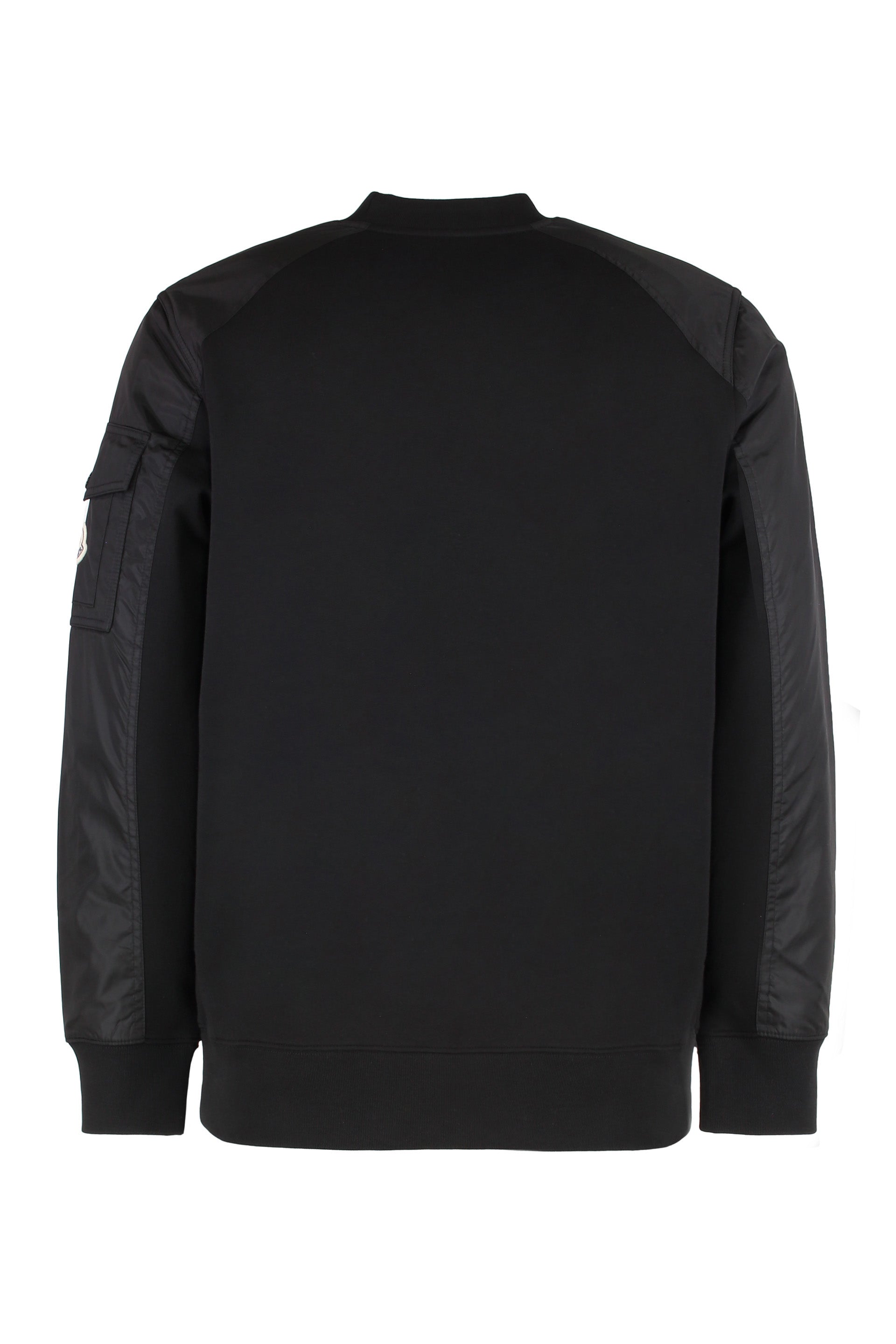 MONCLER Essential Cotton Blend Sweatshirt for Men