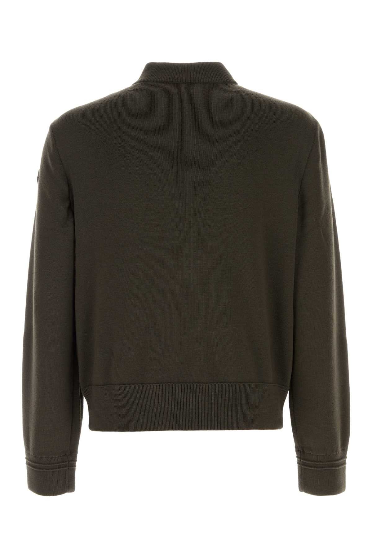 MONCLER Wool Cardigan for Men - FW25 Collection