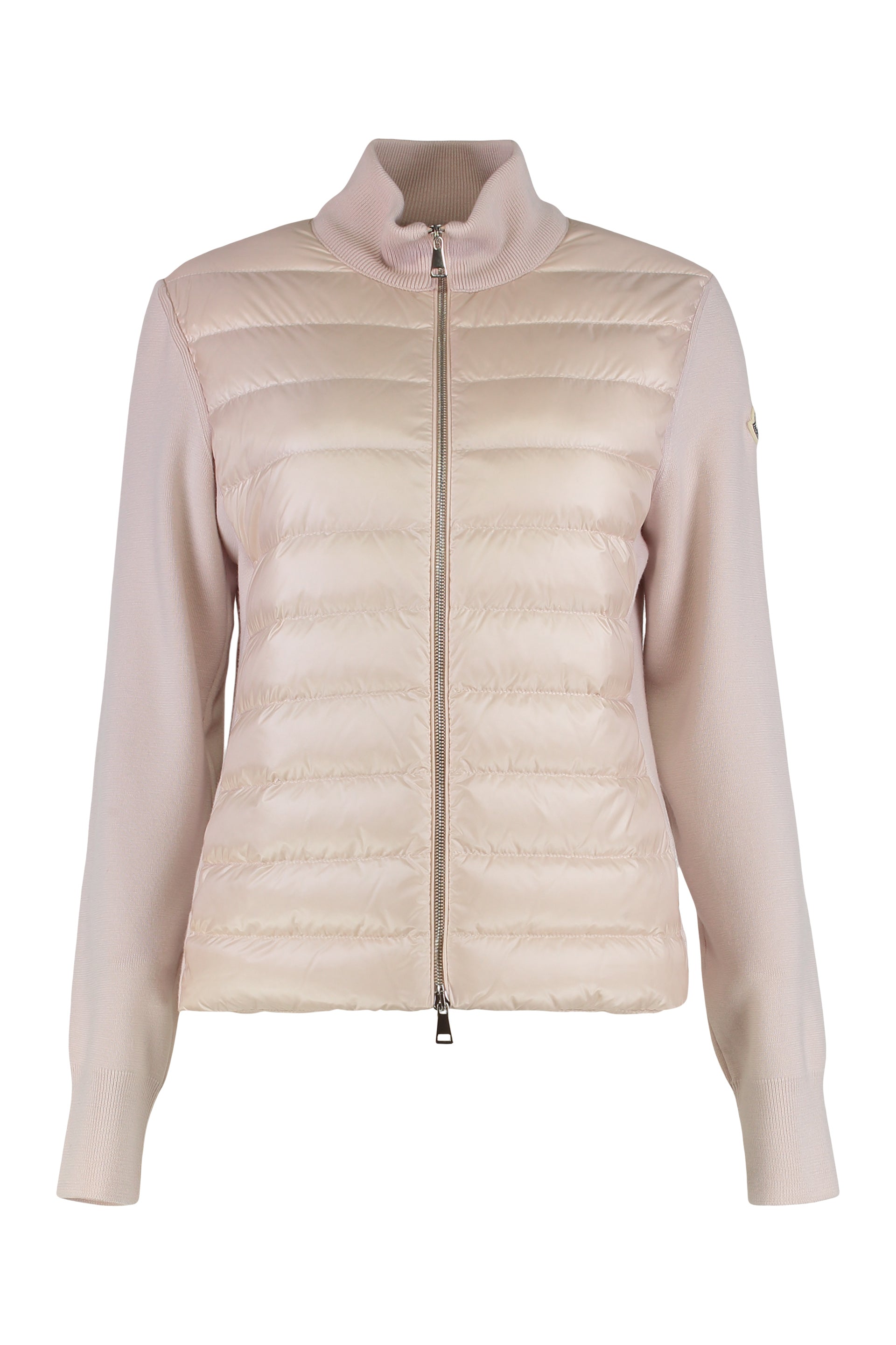 MONCLER Padded Panel Cardigan for Women - Modern Chic Design