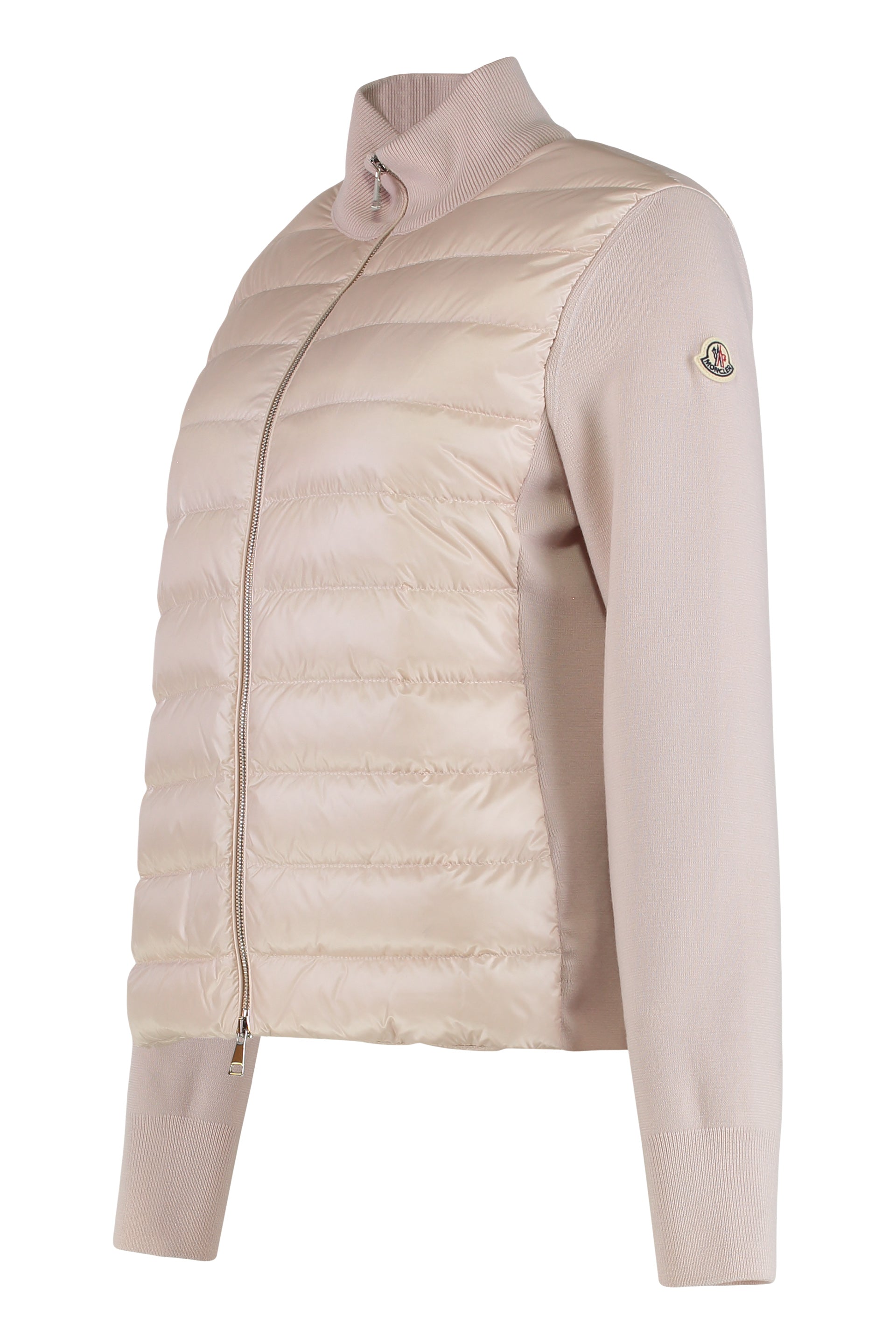 MONCLER Padded Panel Cardigan for Women - Modern Chic Design