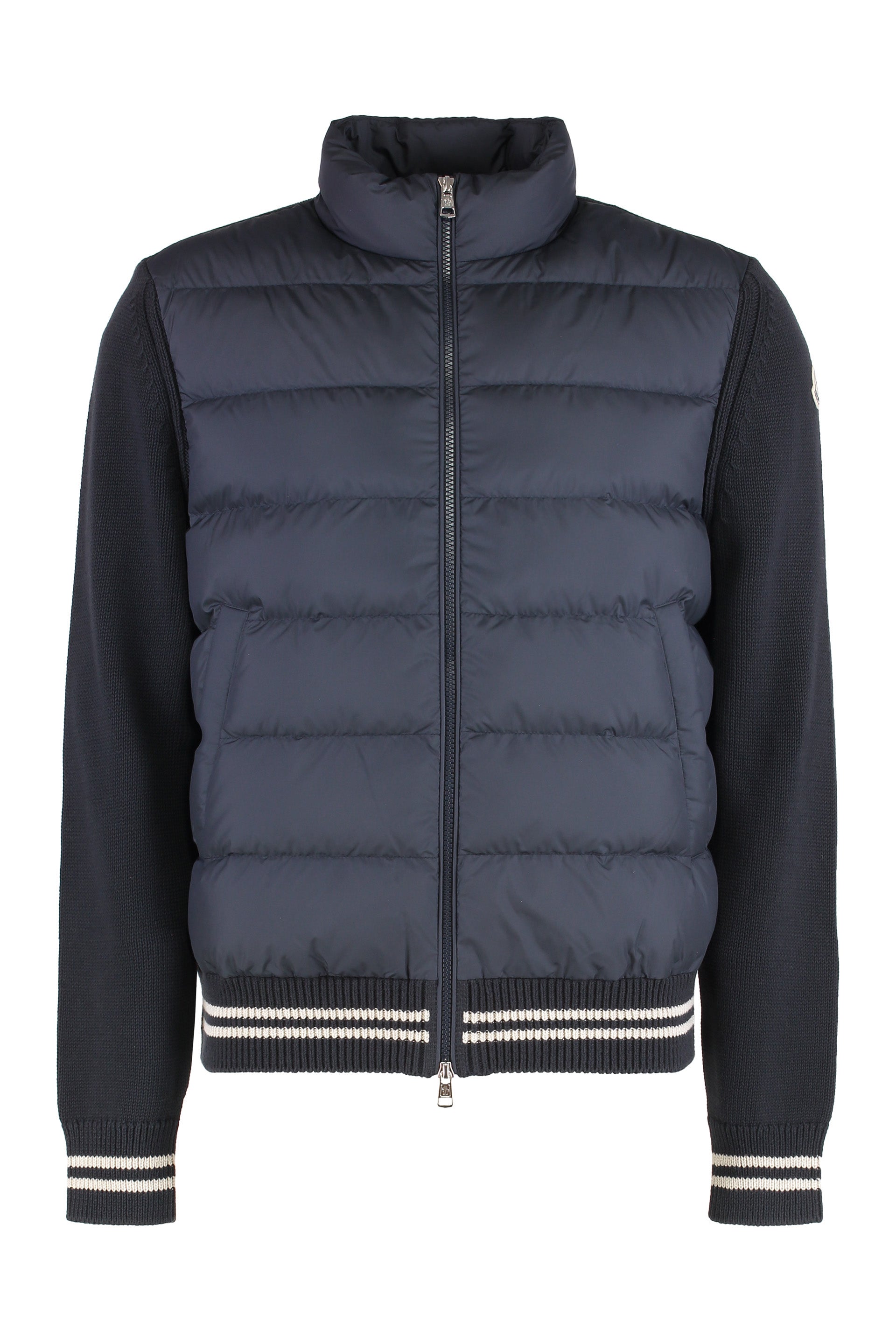 MONCLER Padded Front Panel Sporty Cardigan for Men